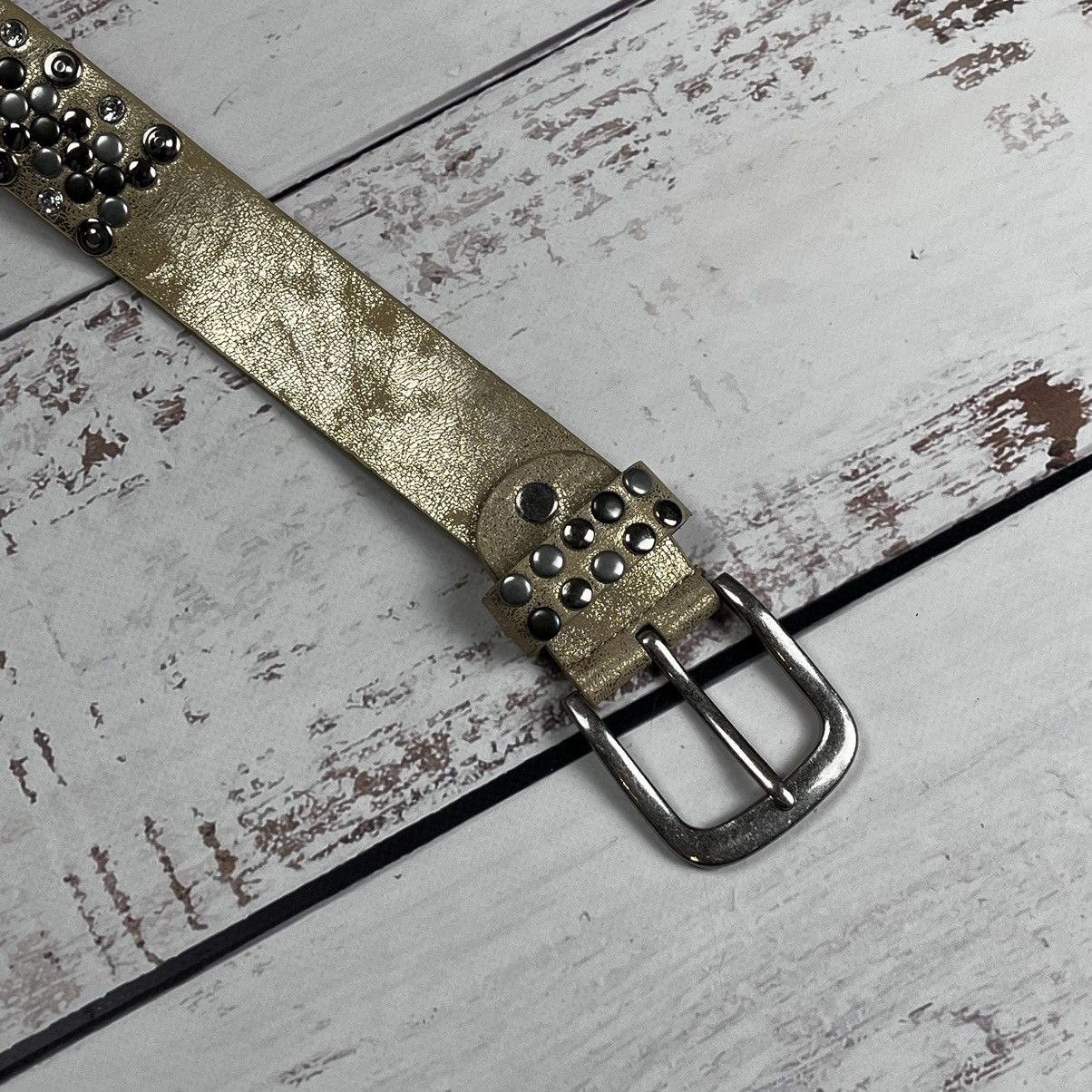 Japanese Brand × Vintage Vintage Leather Belt B.B Simon Style Y2K Opium Size ONE SIZE - 4 Thumbnail