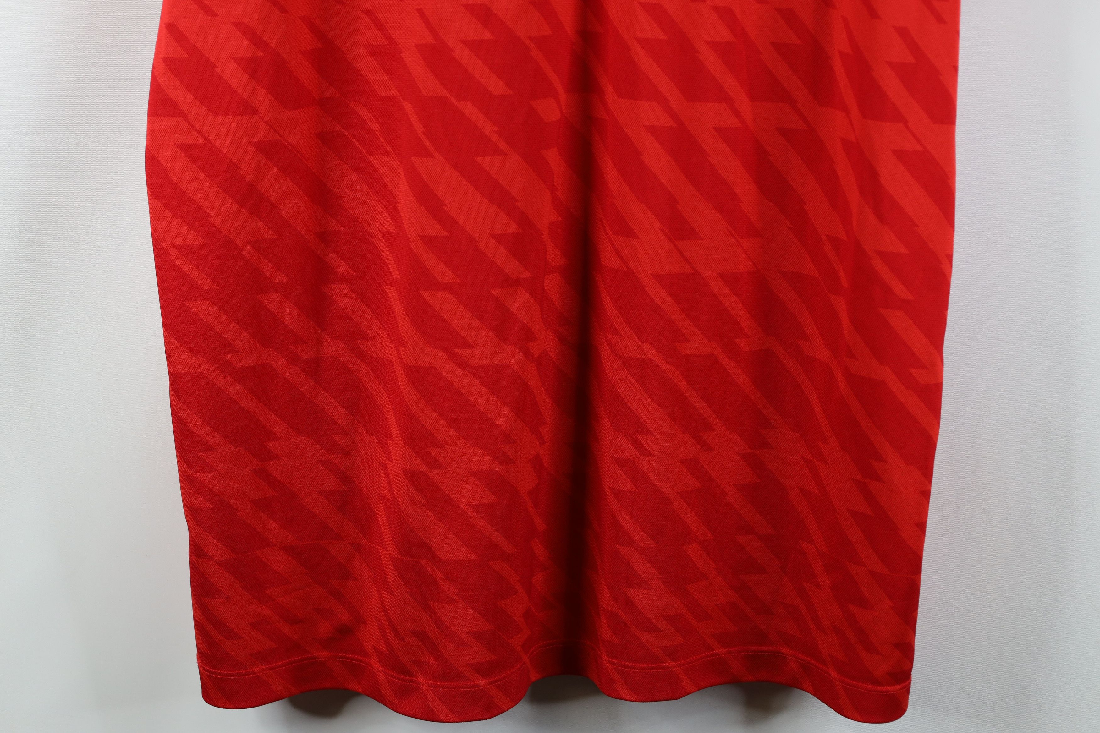 Nike Nike Ohio State University Football Knit Golf Polo Shirt Red Size US XL / EU 56 / 4 - 14 Thumbnail
