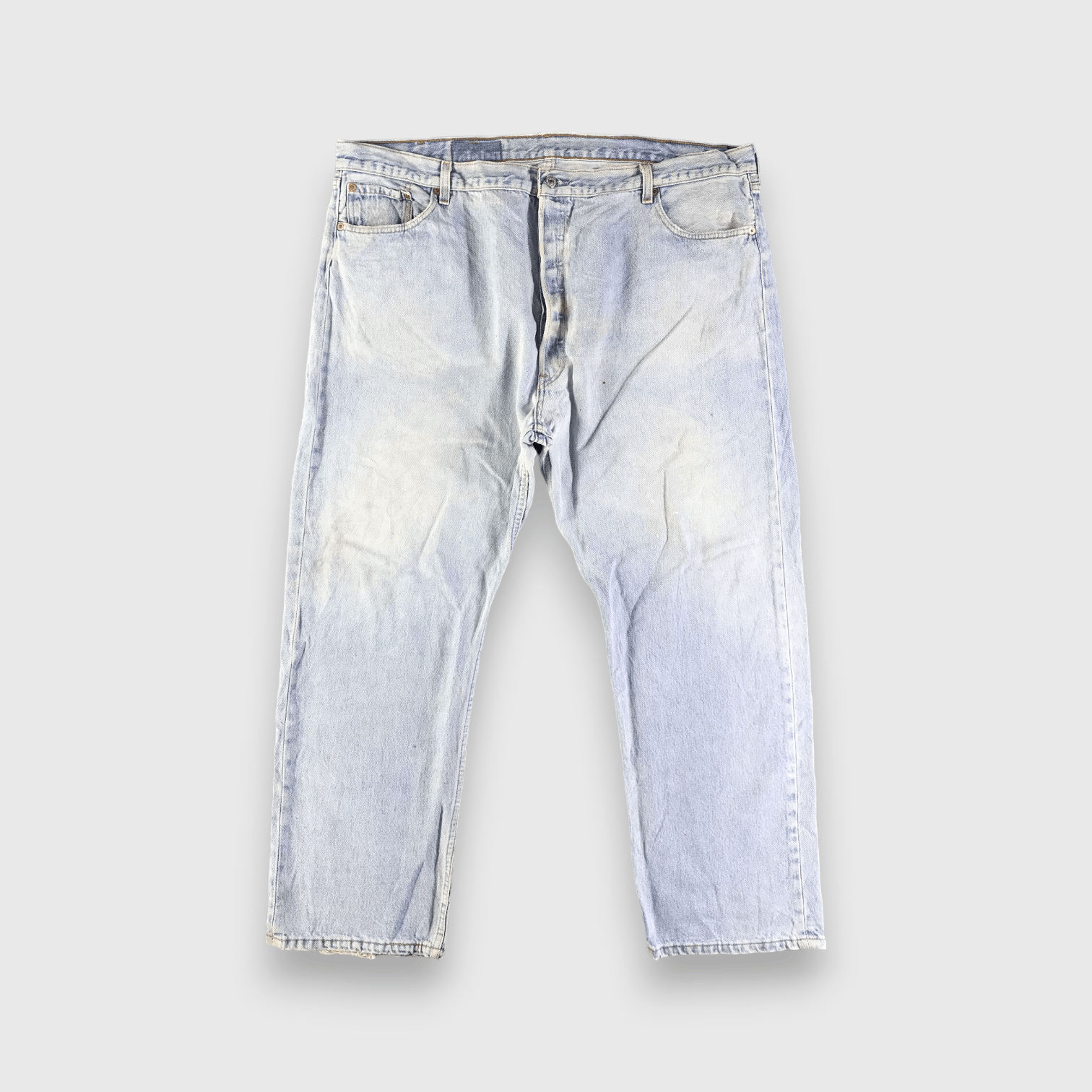 90s Vintage Light Wash Levis 501 Jeans-J2997