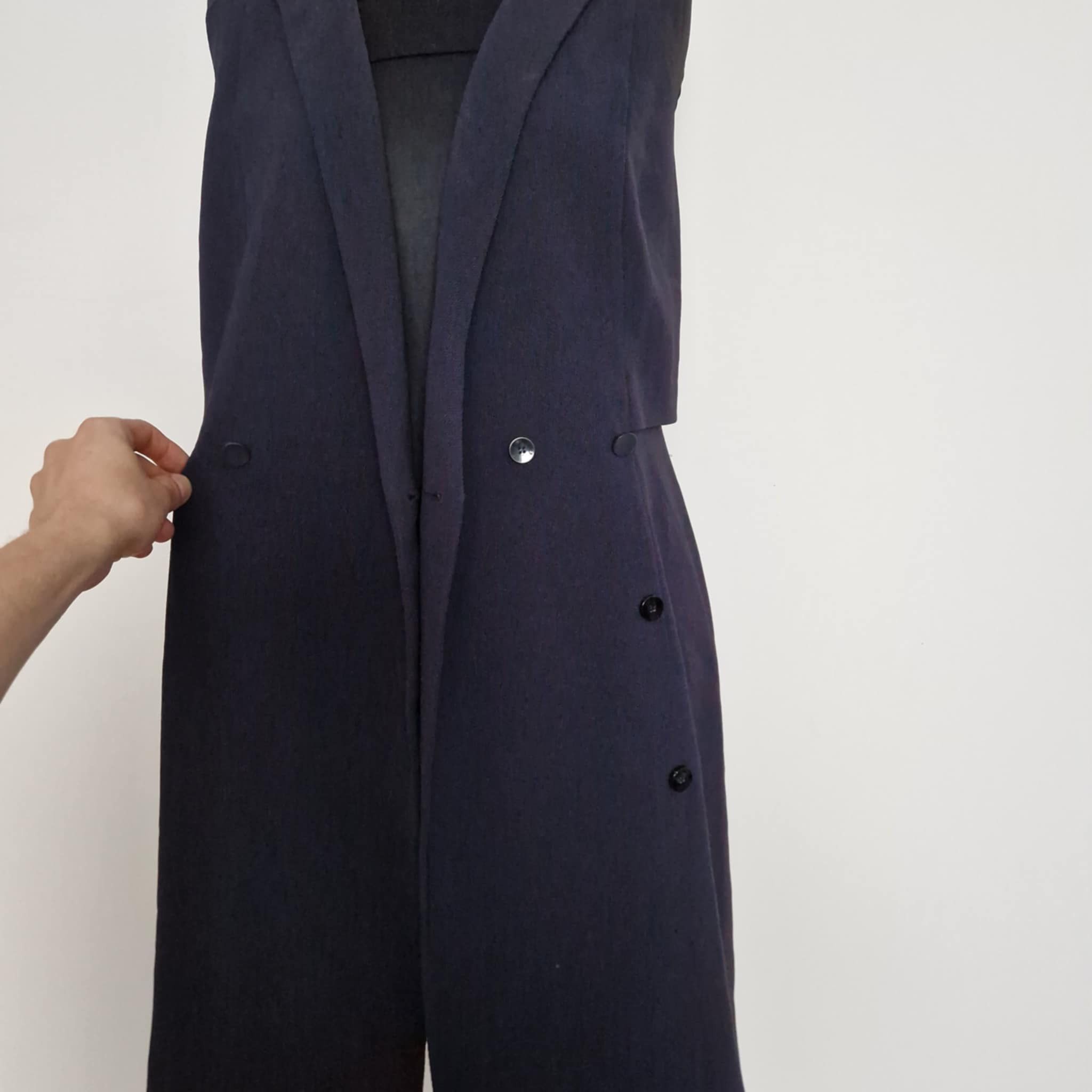 Hugo Boss Hugo Boss Elegant Navy Sheath Dress Size M / US 6-8 / IT 42-44 - 5 Thumbnail