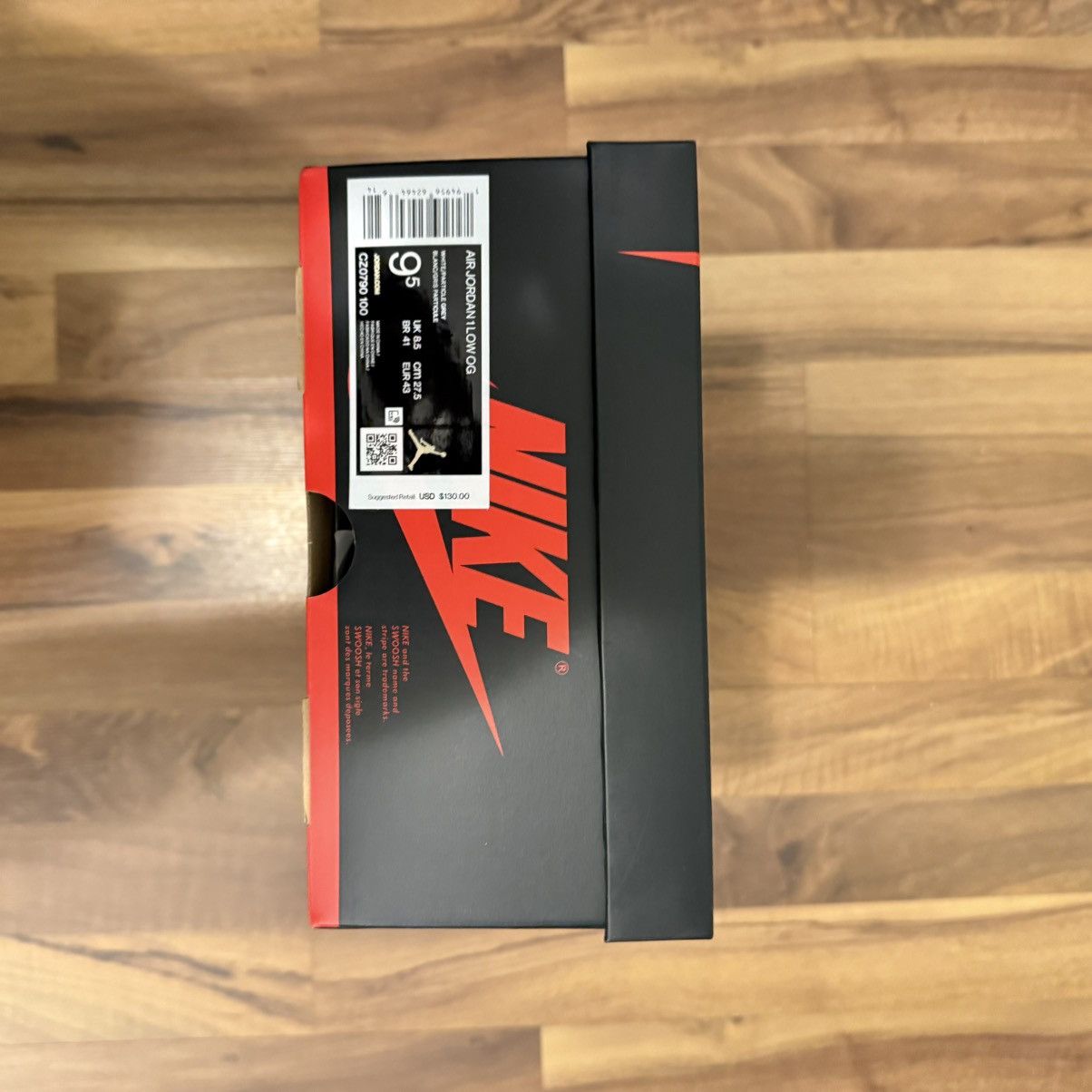 Nike Air Jordan 1 Low OG (Neutral Grey) Size US 9.5 / EU 42-43 - 7 Thumbnail