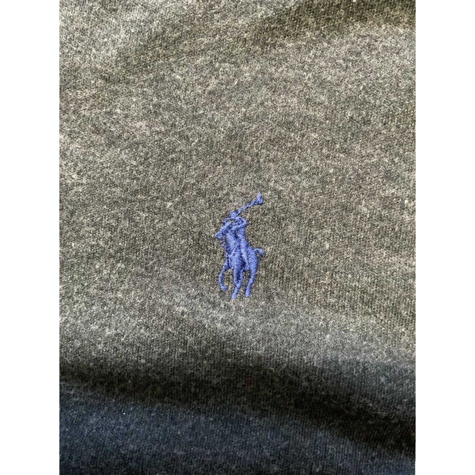 Polo Ralph Lauren VINTAGE Polo Ralph Lauren Polo Shirt XL Mens Charcoal Grey Blue Pony Player Logo S/S Polo Shirt XL Size US XL / EU 56 / 4 - 5 Thumbnail