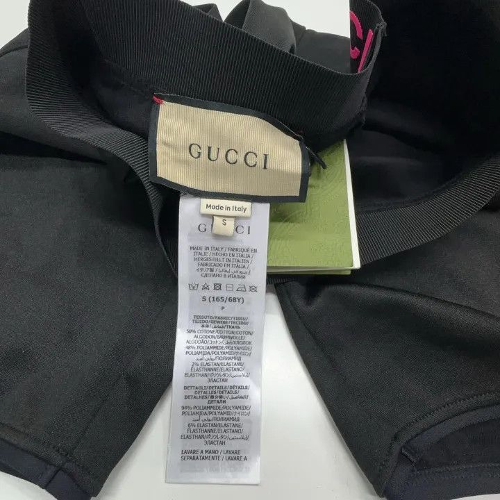 Gucci Gucci SS22 Black Elastic Waist Shorts-2507 Size 22" - 5 Thumbnail