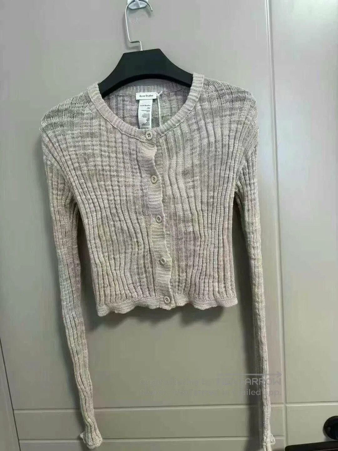 Acne Studios pink knitted cardigan from Acne Studios. Size S / US 4 / IT 40 - 1 Thumbnail