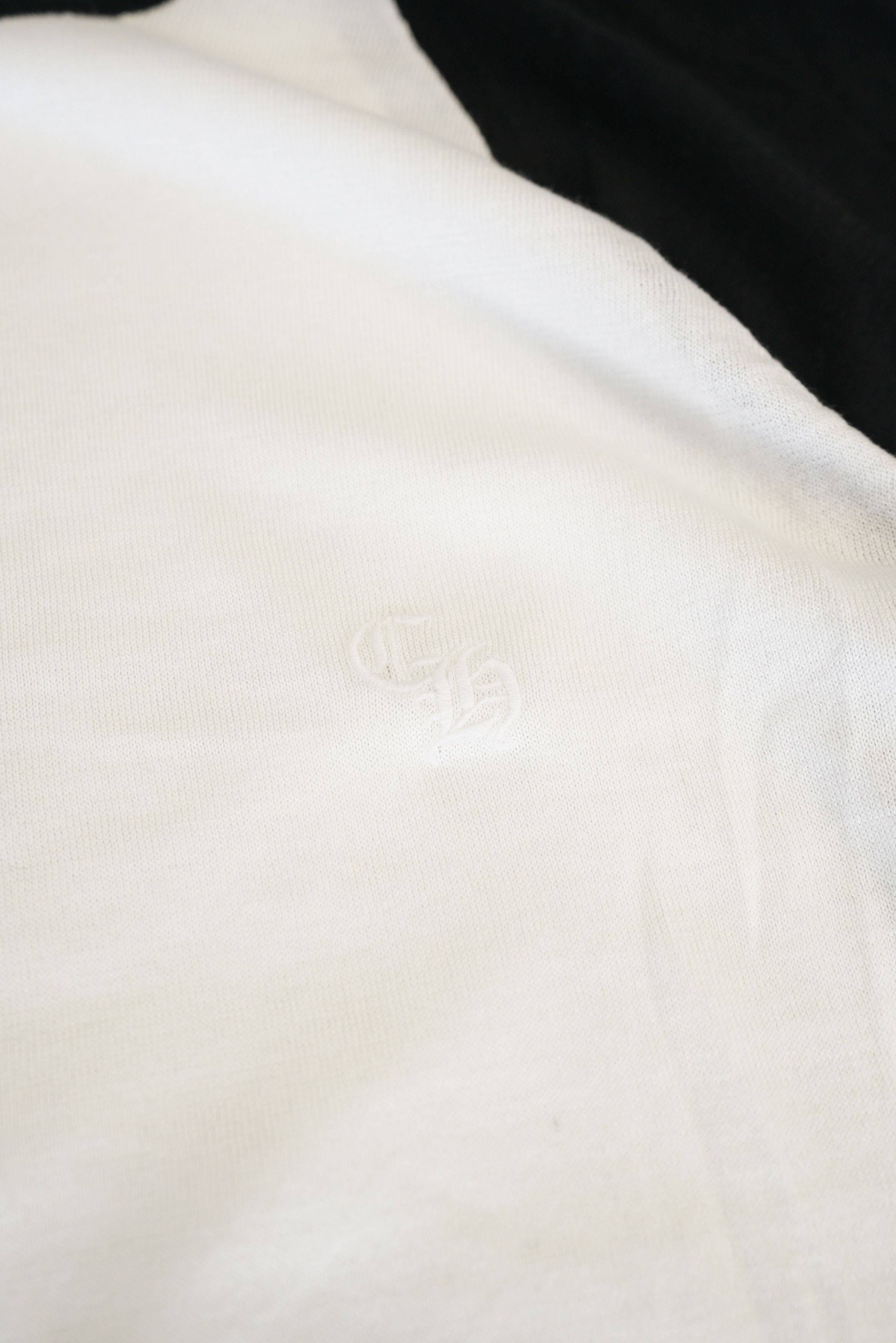 Chrome Hearts Chrome Hearts White Triple Cross Black Long Sleeve Tee Size US L / EU 52-54 / 3 - 3 Thumbnail