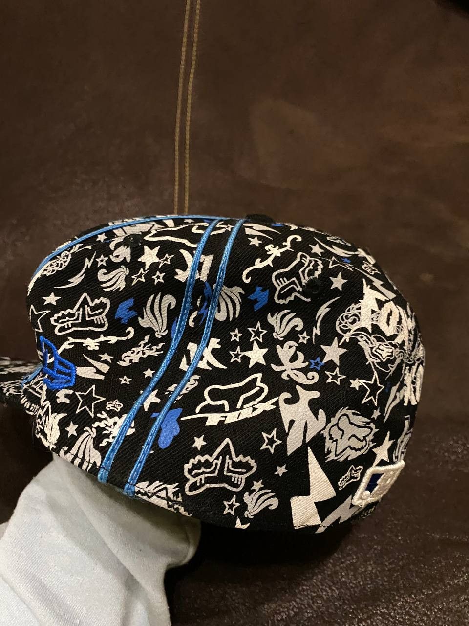 Fox Racing New Era Y2K print streetwear Hats big logo Fox Size ONE SIZE - 2 Thumbnail