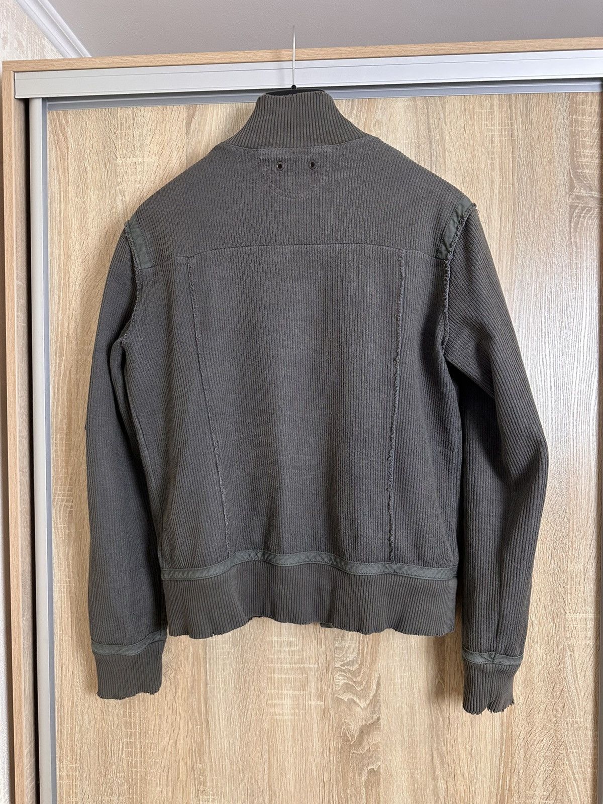 DKNY 🔥 DKNY JEANS Zip Up Military Pocket Distressed Pullover Y2K Size US M / EU 48-50 / 2 - 3 Thumbnail