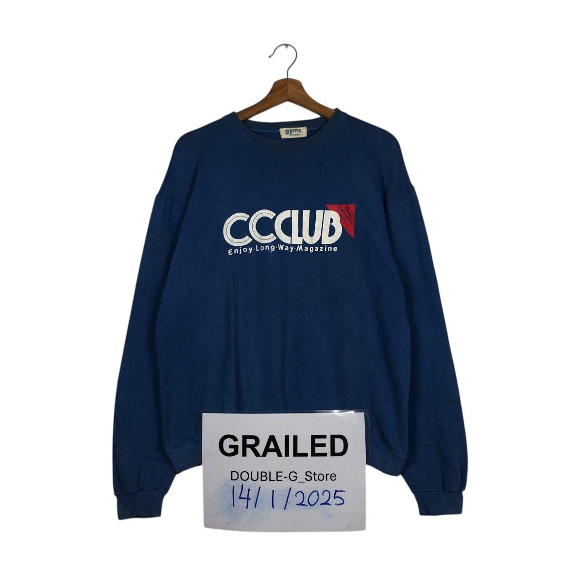 Japanese Brand 📌Vintage Sweatshirt Crewneck Gyms Big Logo Spell Out Size US M / EU 48-50 / 2 - 1 Thumbnail