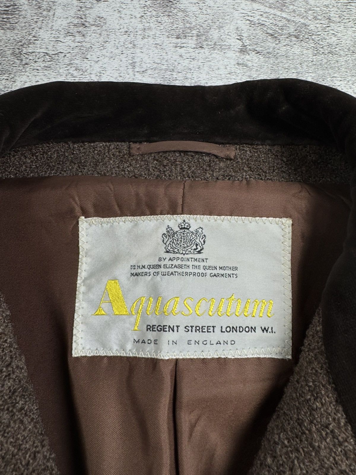 Aquascutum Aquascutum 90s Vintage UK 18 Tweed Brown England Wool Button Trench Trench Coat Size XL / US 12-14 / IT 48-50 - 8 Thumbnail