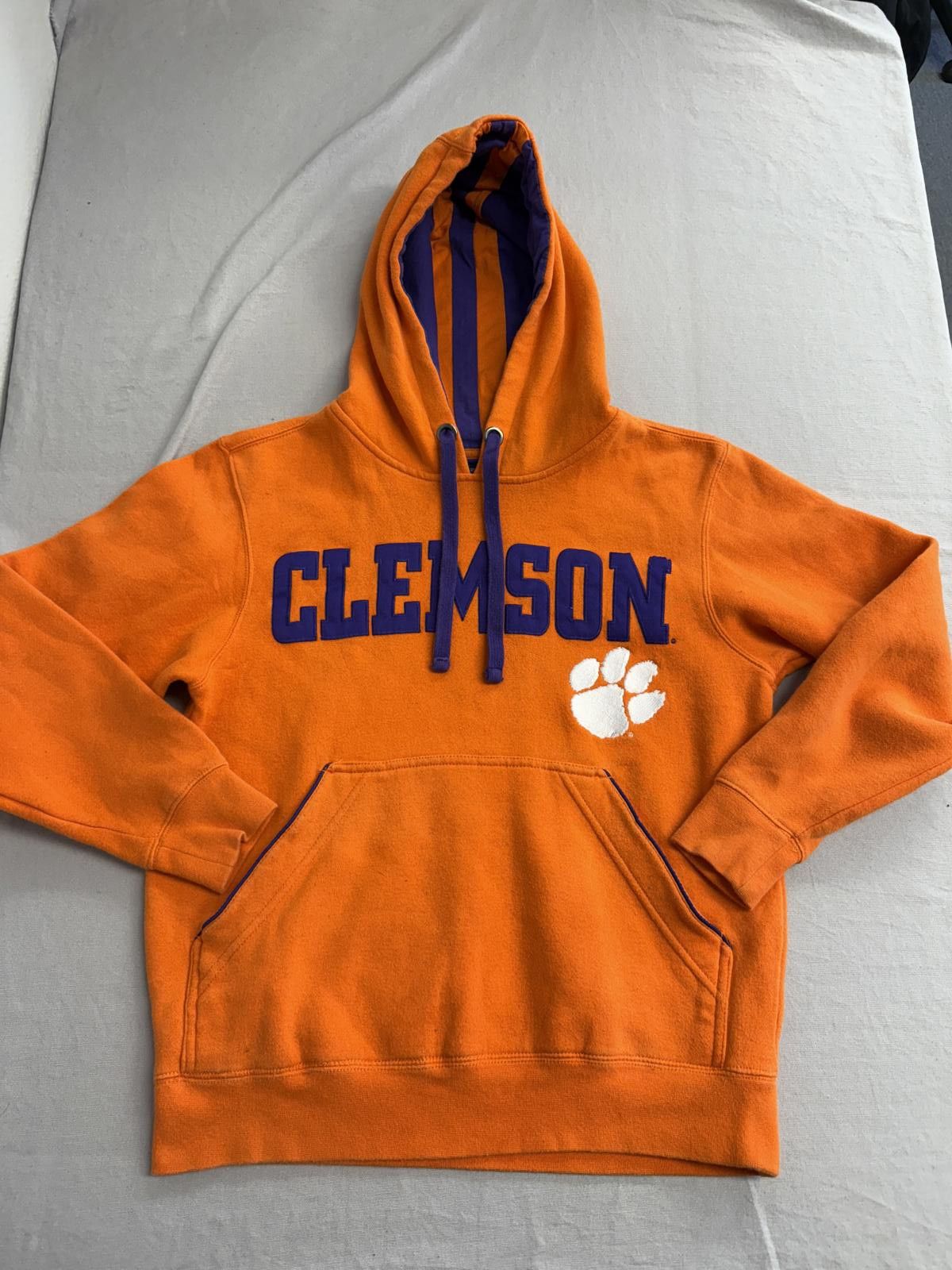 Champion Tigers Clemson University Hoodie Paw Print - Purple Strings Size US S / EU 44-46 / 1 - 1 Thumbnail