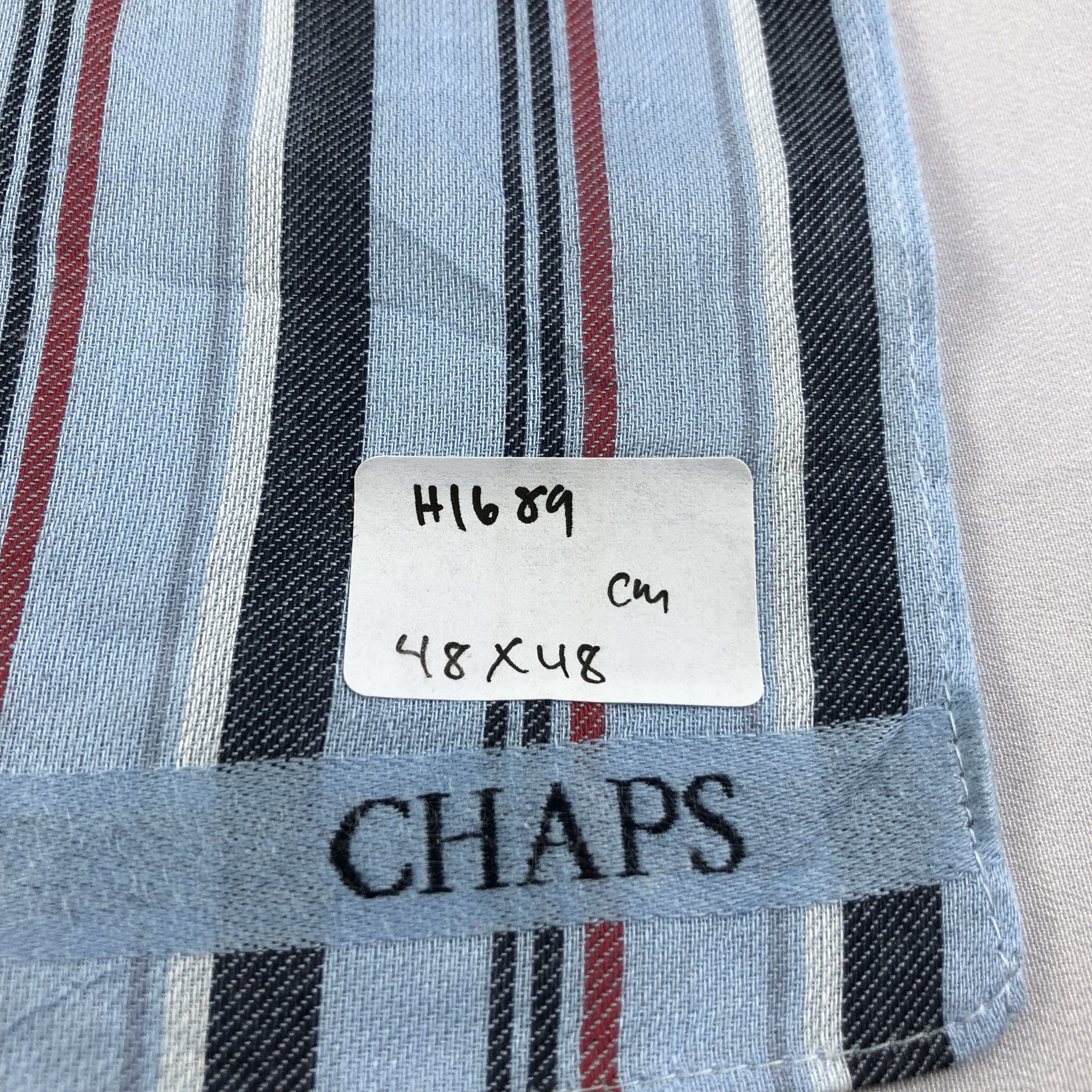 Chaps Chaps Stripes Handkerchief Neckerchief Bandana H1689 Size ONE SIZE - 5 Thumbnail