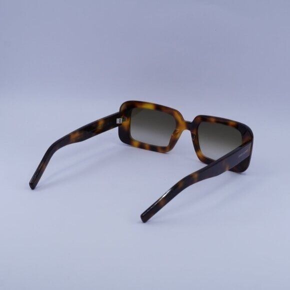 Saint Laurent Paris Saint Laurent SL534 SUNRISE 012 Sunglasses Havana Rectangle Size ONE SIZE - 10 Thumbnail