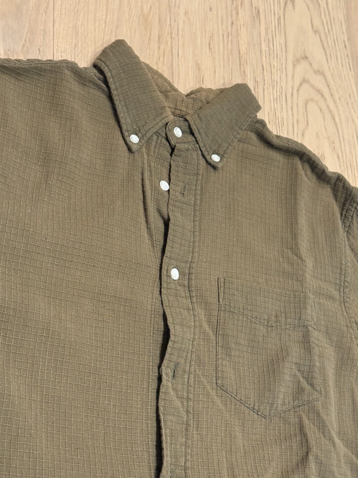 Gant Rugger Gant Rugger Green Cotton Button Down Shirt Size US M / EU 48-50 / 2 - 2 Thumbnail