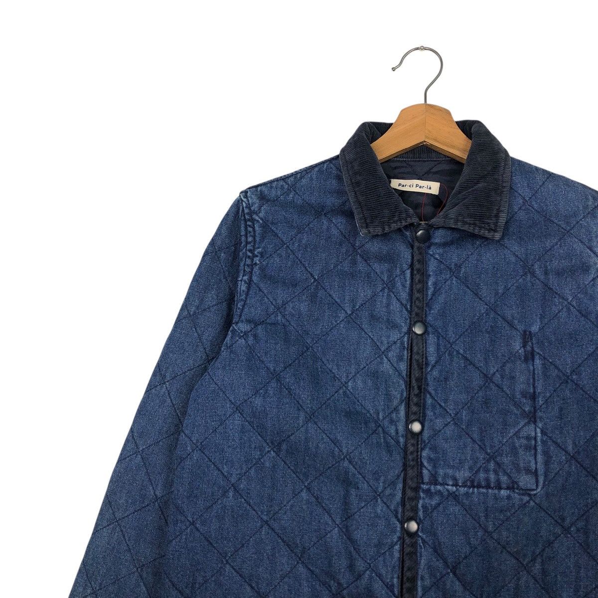 Blue Blue Japan 📌Vintage Indigo Denim Jacket Quilted Par Ci Par La Japan Size US M / EU 48-50 / 2 - 8 Thumbnail