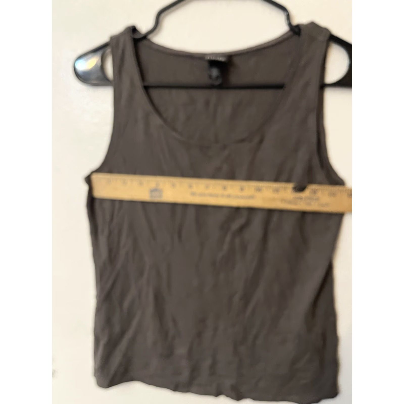 Eileen Fisher VINTAGE EILEEN FISHER Top Tank Rayon Lycra Blend Sleeveless Women's XS Brown Career Size XS / US 0-2 / IT 36-38 - 5 Thumbnail