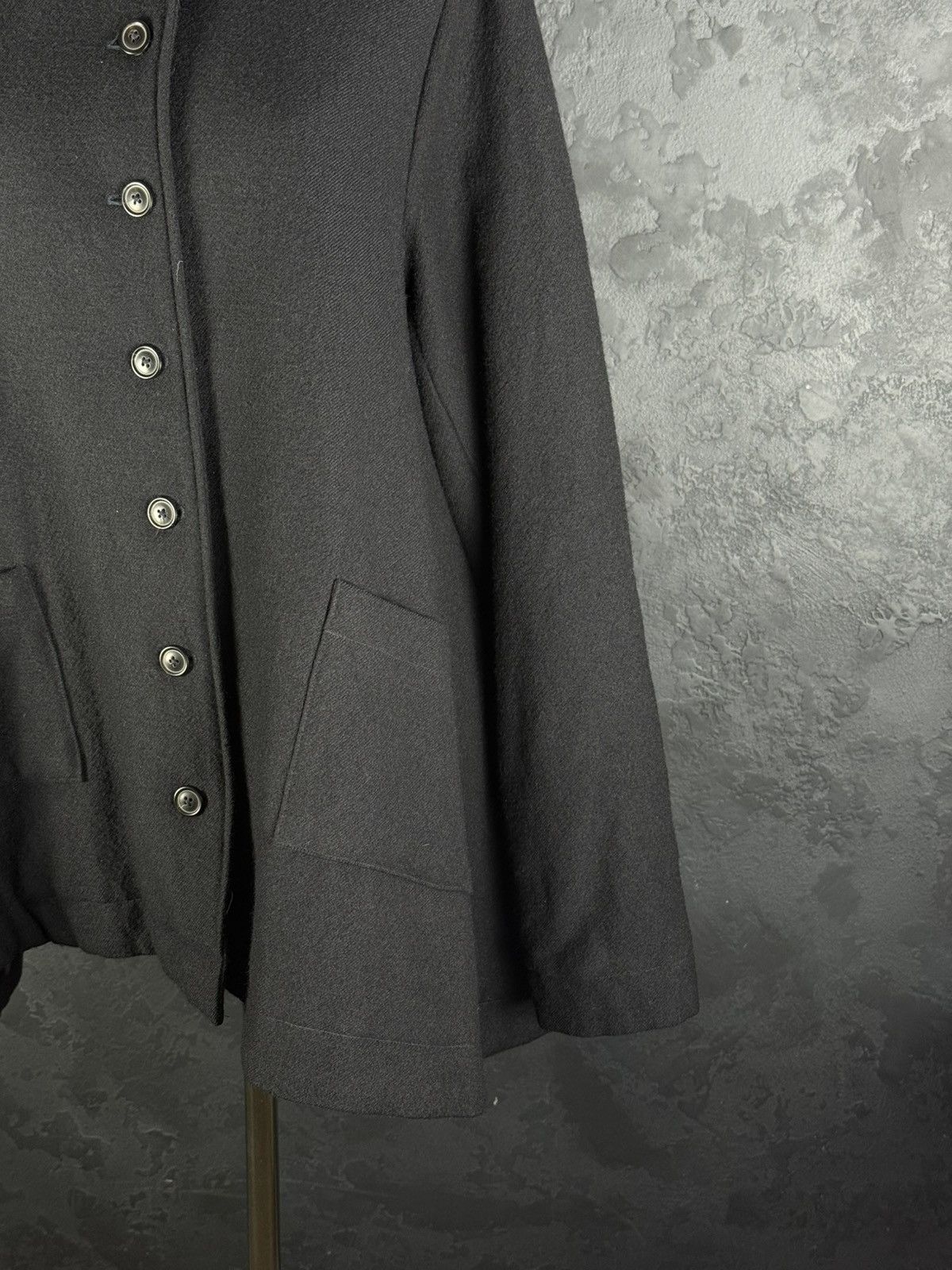Rundholz RUNDHOLZ Avant-Garde Black Wool Jacket Oversized Size M / US 6-8 / IT 42-44 - 10 Thumbnail