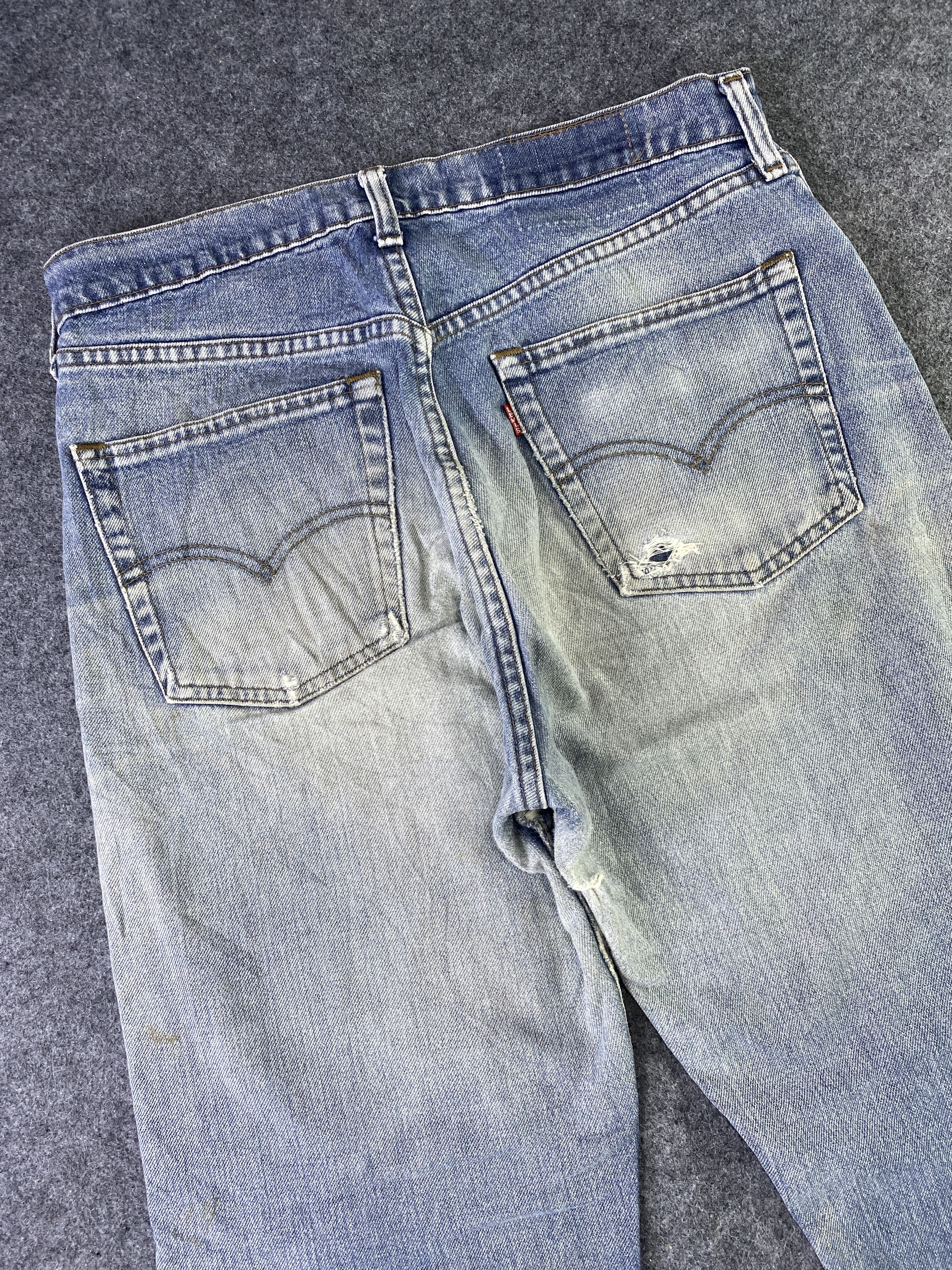 Levi's Vintage Levi's 509 Distress Blue Wash Jeans - J930 Size US 32 / EU 48 - 6 Thumbnail