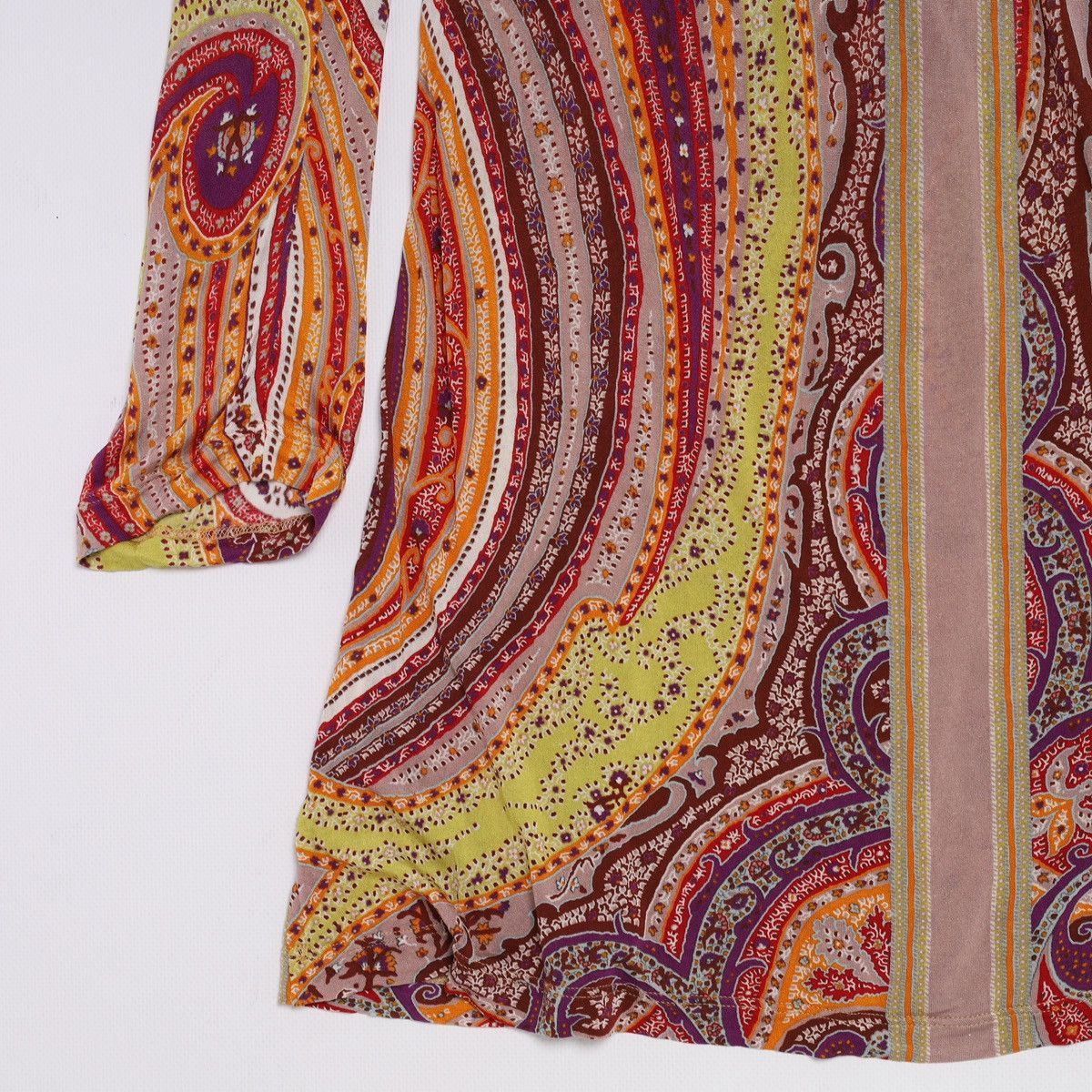 Etro Etro Milano Printed Multicolor Viscose Blouse Top Size L / US 10 / IT 46 - 13 Thumbnail