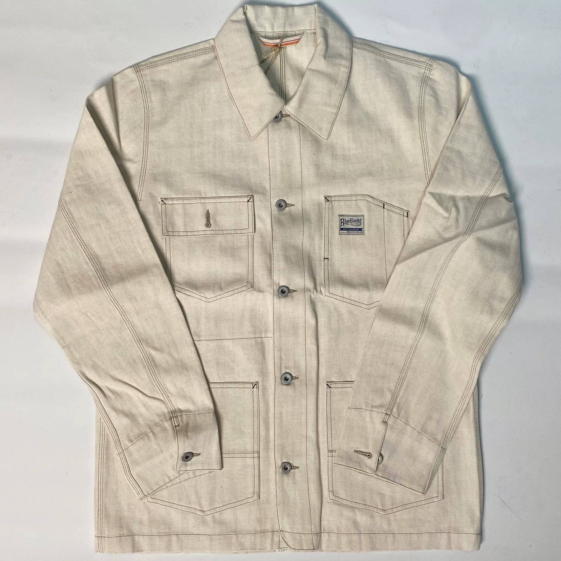 Blue Blanket Blue Blanket White Selvedge Denim Coverall Size US XL / EU 56 / 4 - 1 Thumbnail