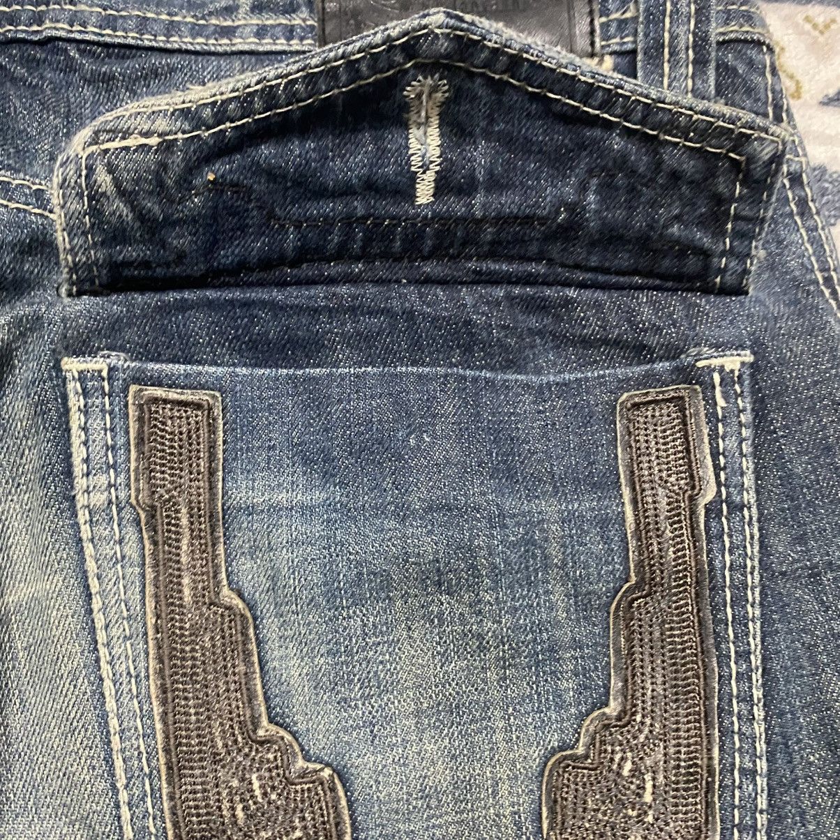 semanticdesign Semantic Design Twin Guns Denim Flare Jeans Distressed Size US 32 / EU 48 - 20 Thumbnail