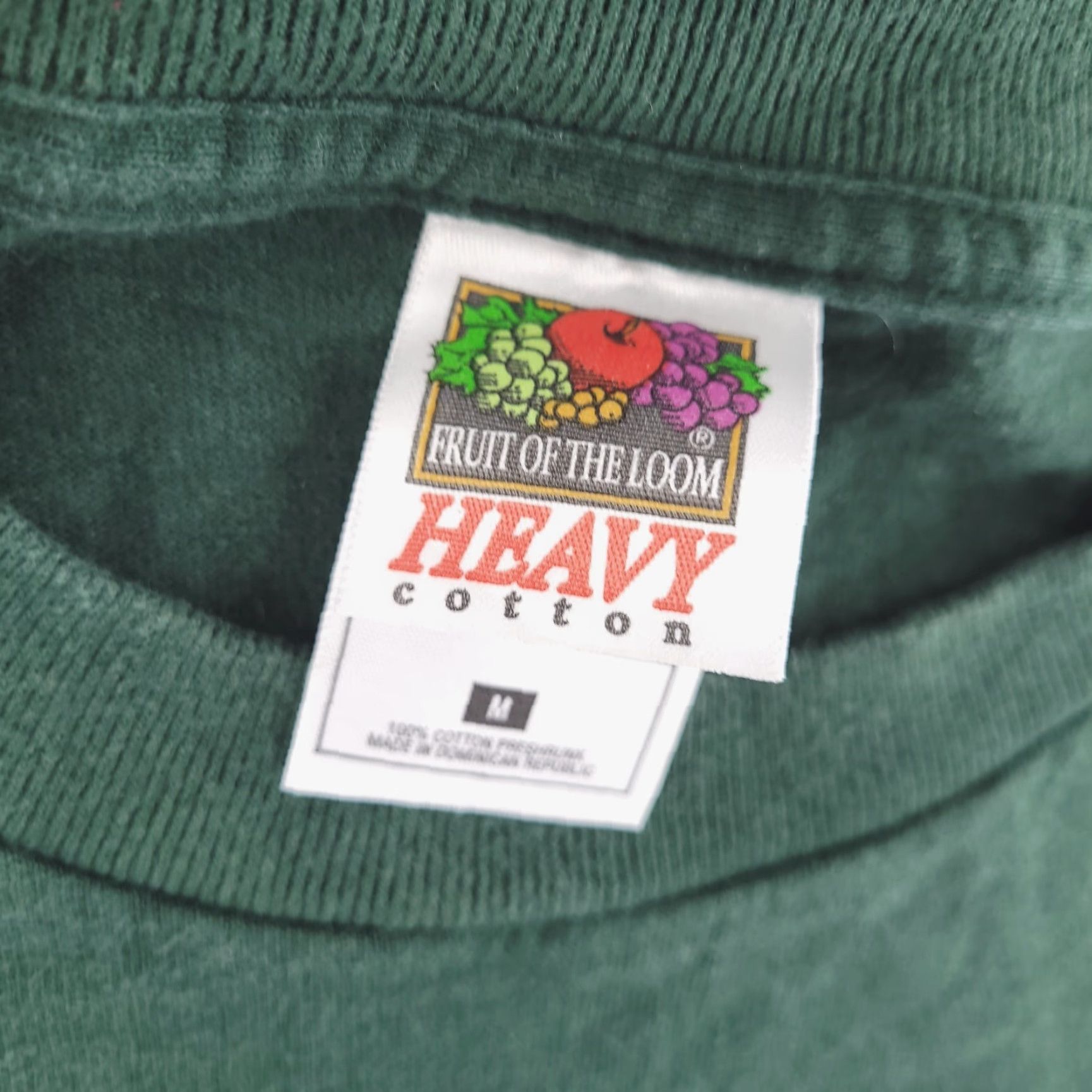 Fruit Of The Loom VINTAGE Fruit of the Loom Shirt Mens M Green Short Sleeve T-Shirt 90s New Orleans French Quarter Size US M / EU 48-50 / 2 - 3 Thumbnail