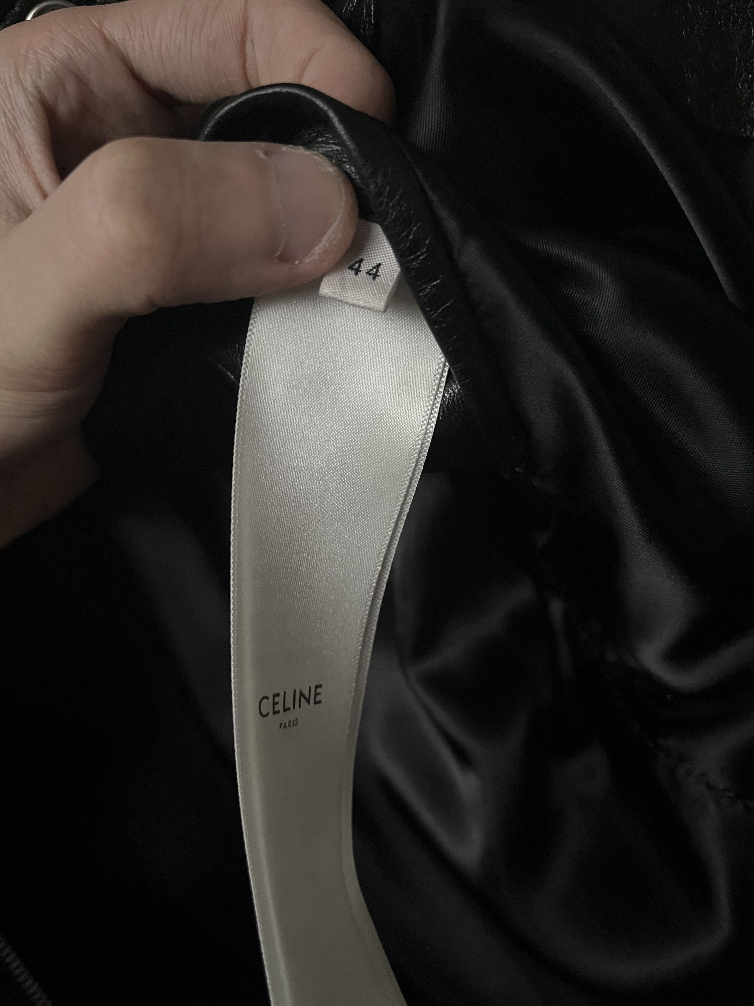 Celine × Hedi Slimane × Saint Laurent Paris Celine By HEDI SLIMANE SS19 Leather Jacket With Python Trims Size US S / EU 44-46 / 1 - 3 Thumbnail