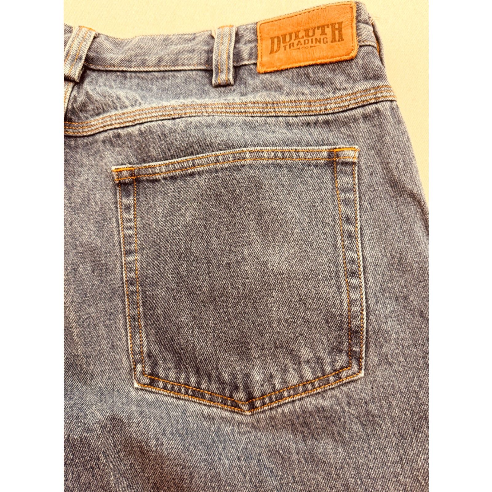 Denime Duluth Fire Hose 3237 Denim Jeans 37x32 Mens 100% Cotton Blue Straight Relaxed Pocket Jeans Mens Size US 37 - 3 Thumbnail