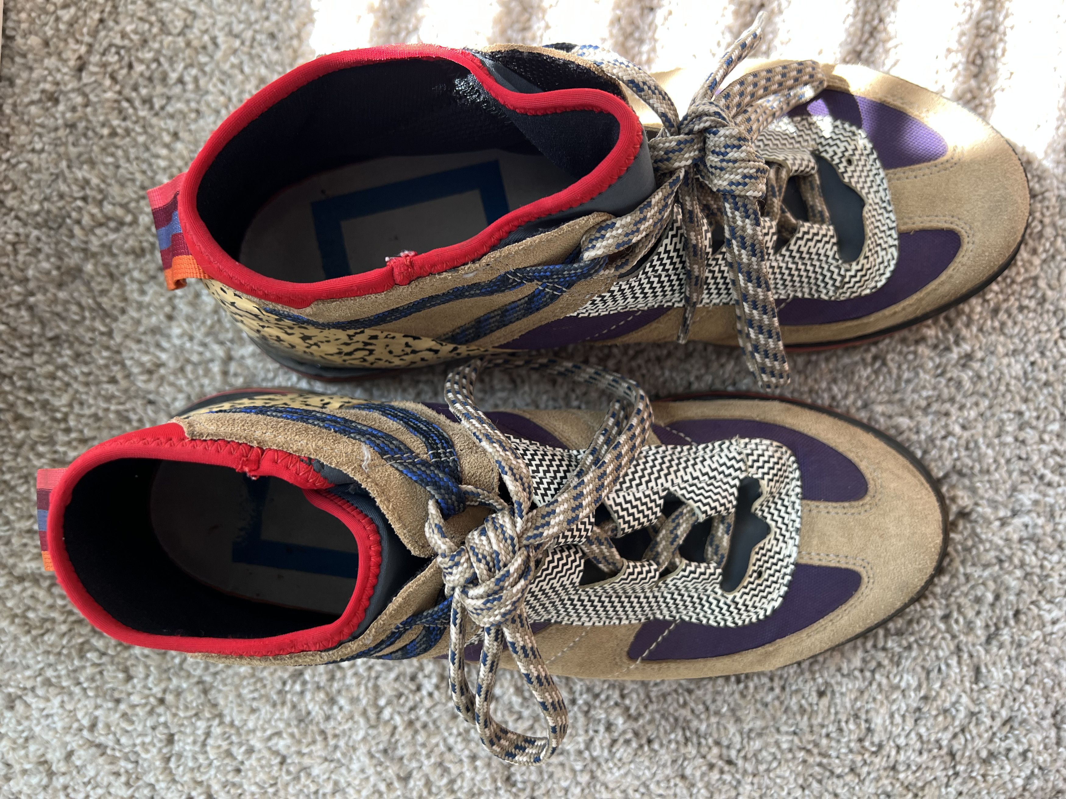 Acne Studios Acne Studios Blå Konst Multi Purple Hiking Boot Size US 10.5 / EU 43-44 - 9 Thumbnail