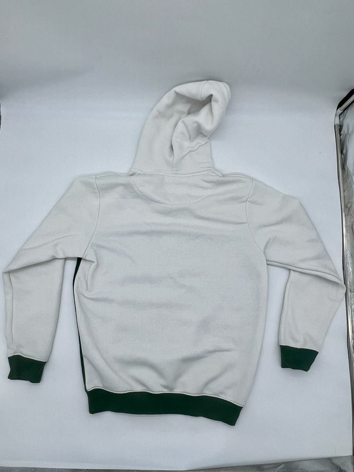 Boohoo White and Green Block Hoodie Size US S / EU 44-46 / 1 - 2 Thumbnail