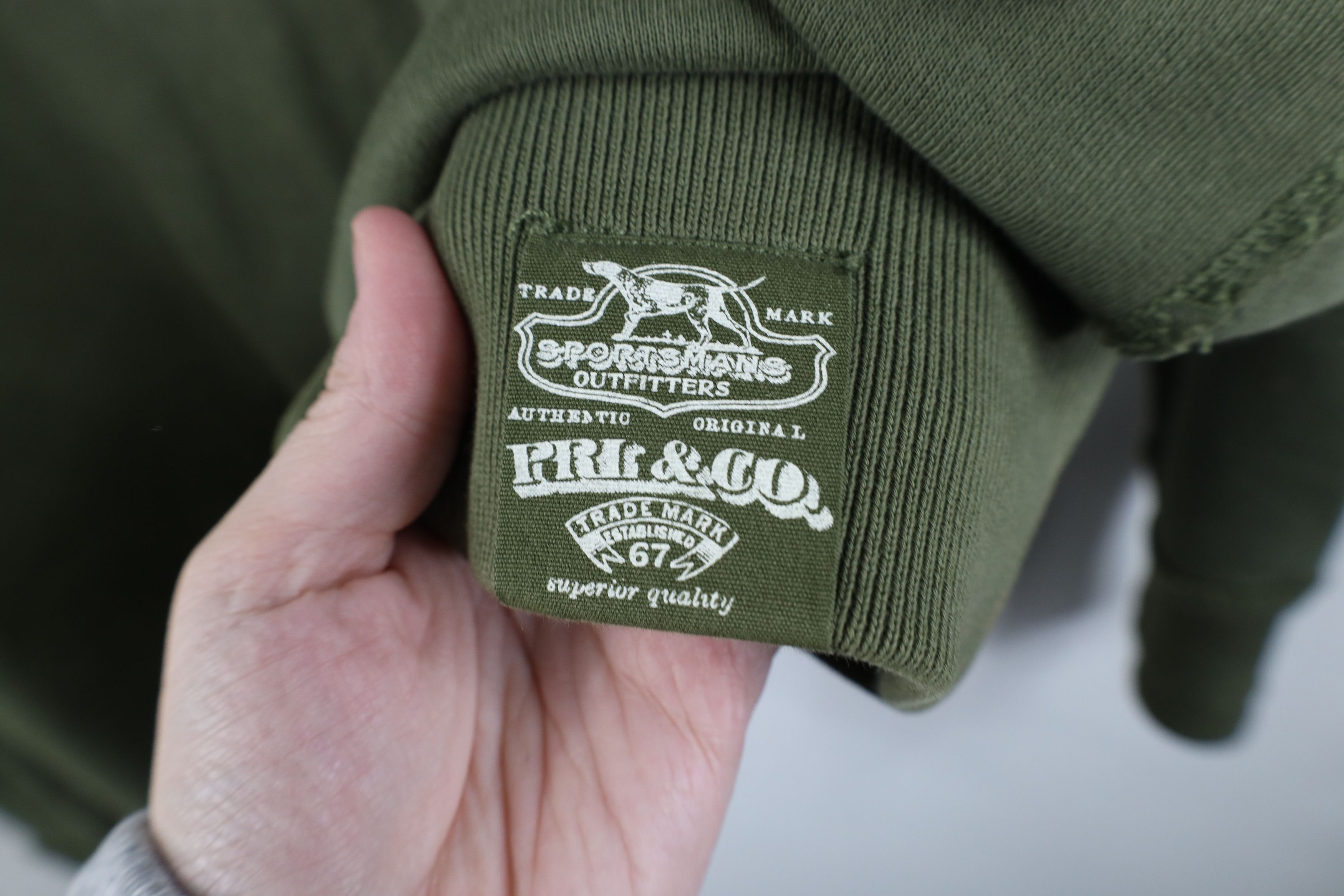 Polo Ralph Lauren Vintage 90s Ralph Lauren Sportsman Collar Sweatshirt Green Size US M / EU 48-50 / 2 - 11 Thumbnail