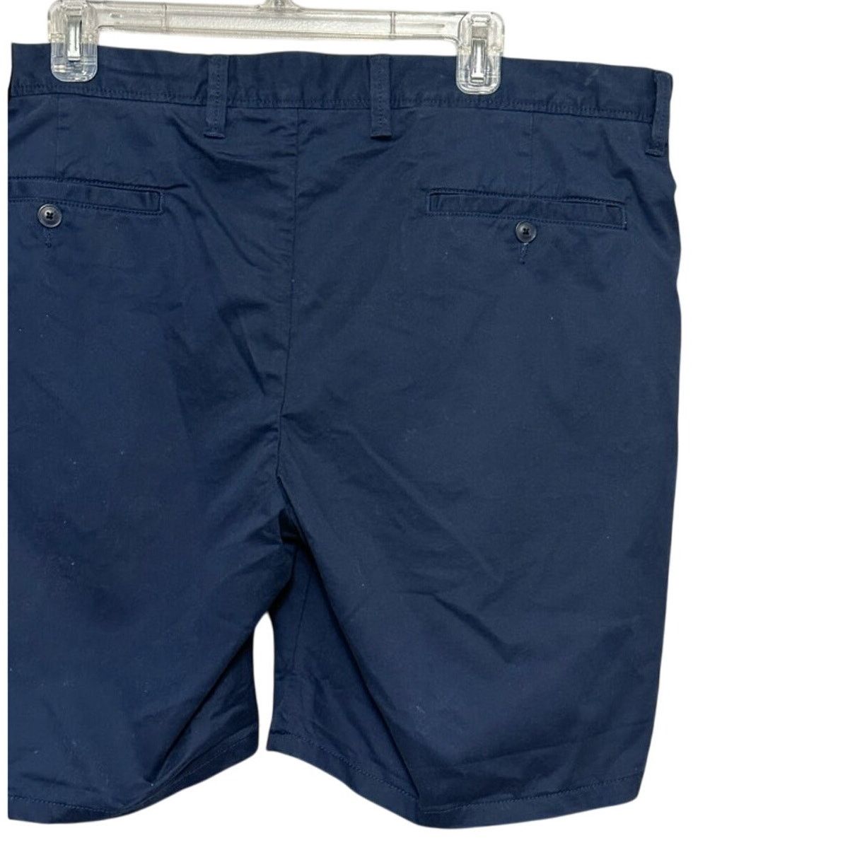 Other Open Edit Slim Fit Shorts Zip Fly Closure Pocket Blue 40 NWT Size US 40 / EU 56 - 5 Thumbnail