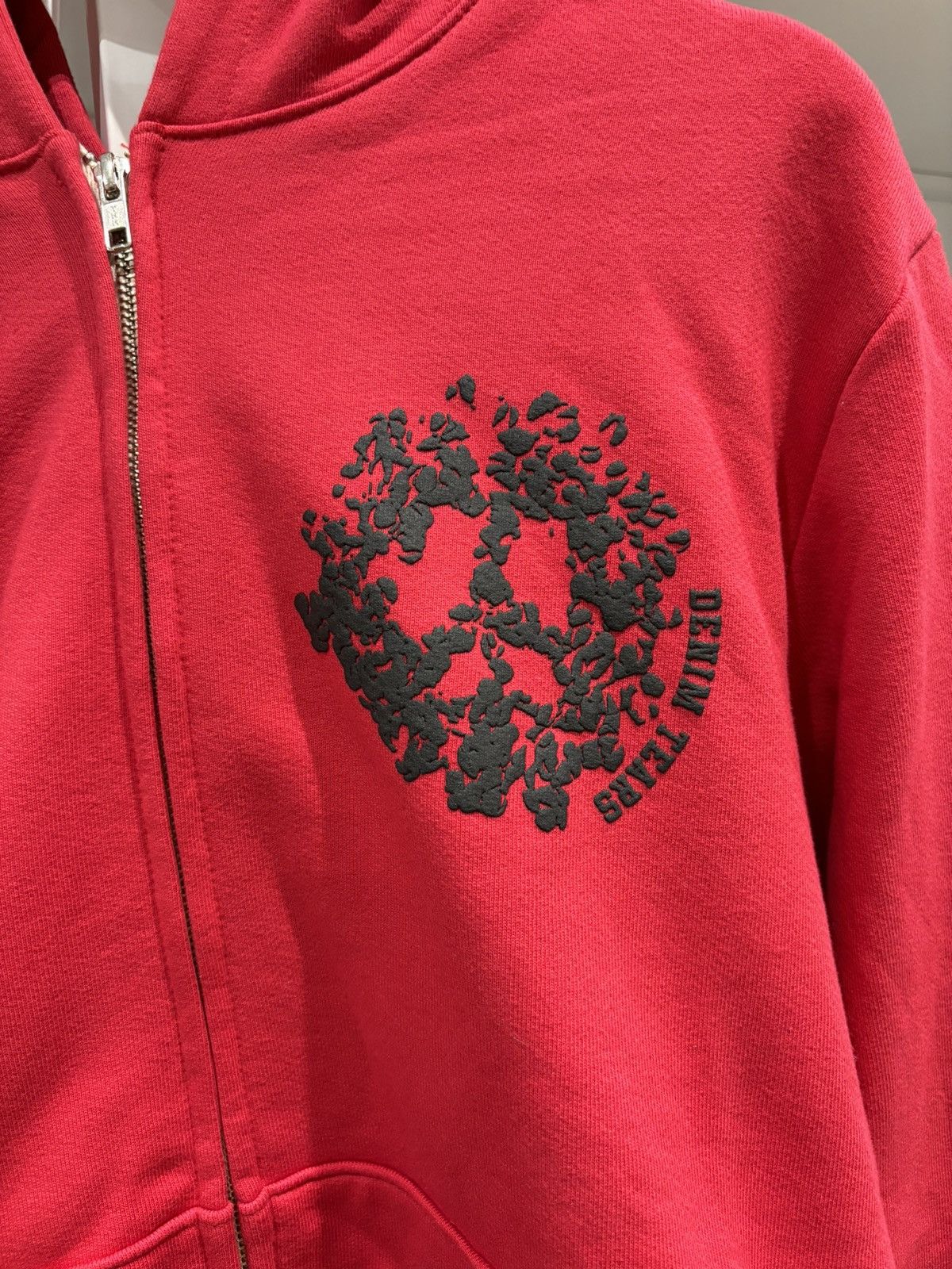 【Denim Tears】ユニバーシティジップパーカーレッド Denim Tears Denim University Zip Hoodie Red Men's - SS24 - US