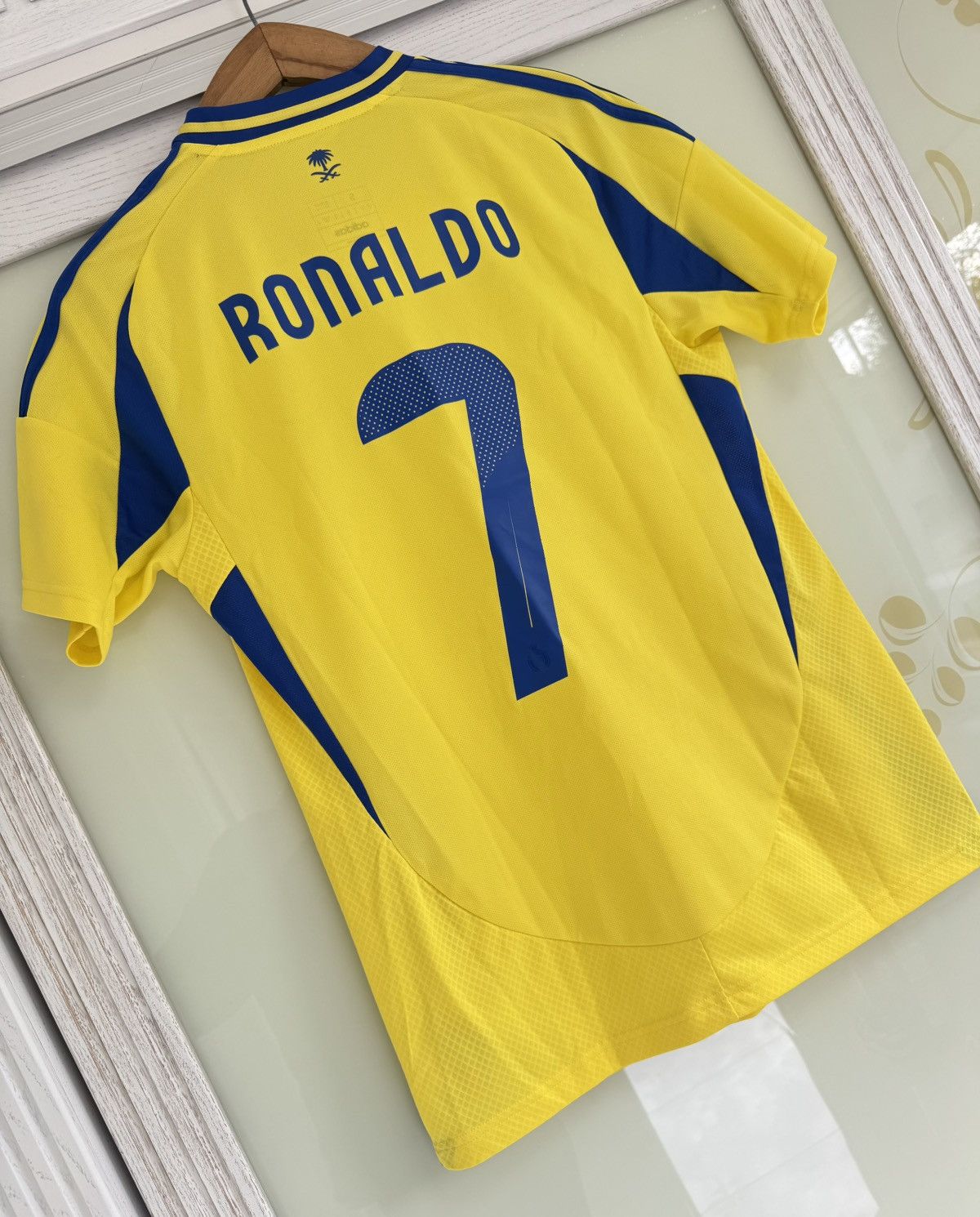 Adidas Ronaldo #7 Al Nassr 2024-2025 Home Soccer Jersey Kit Shirt Size US S / EU 44-46 / 1 - 5 Thumbnail
