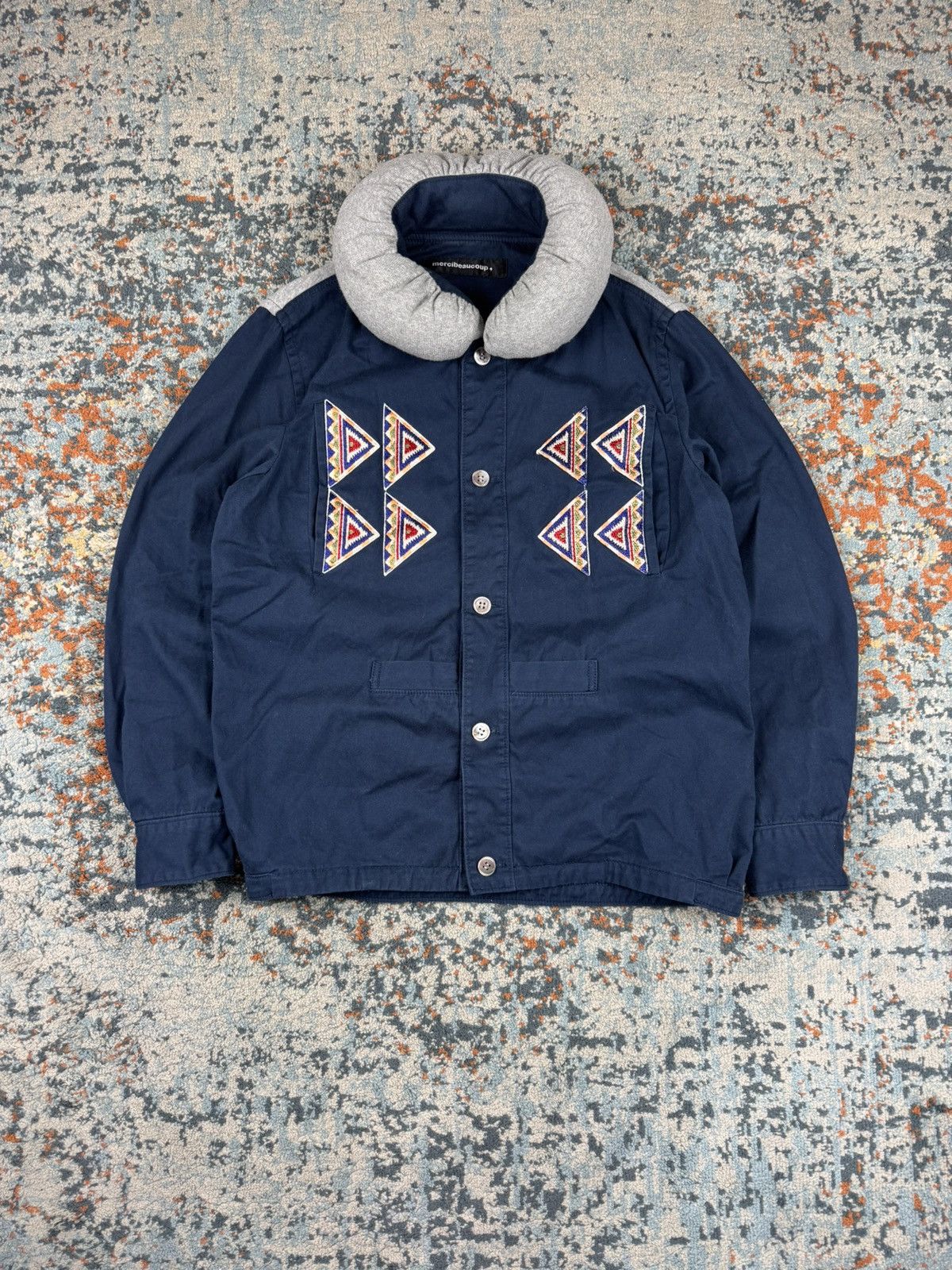 Vintage Y2K Mercibeacoup Issey Miyake pillow neck jacket