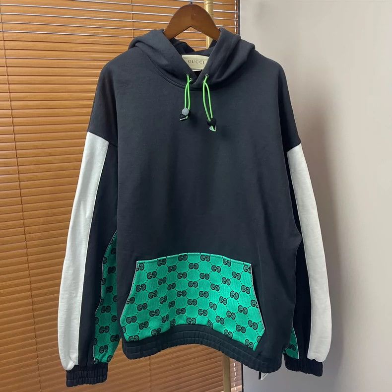 Gucci Gucci Double G old flower stitching hooded sweatshirt 2502- Size US S / EU 44-46 / 1 - 1 Thumbnail