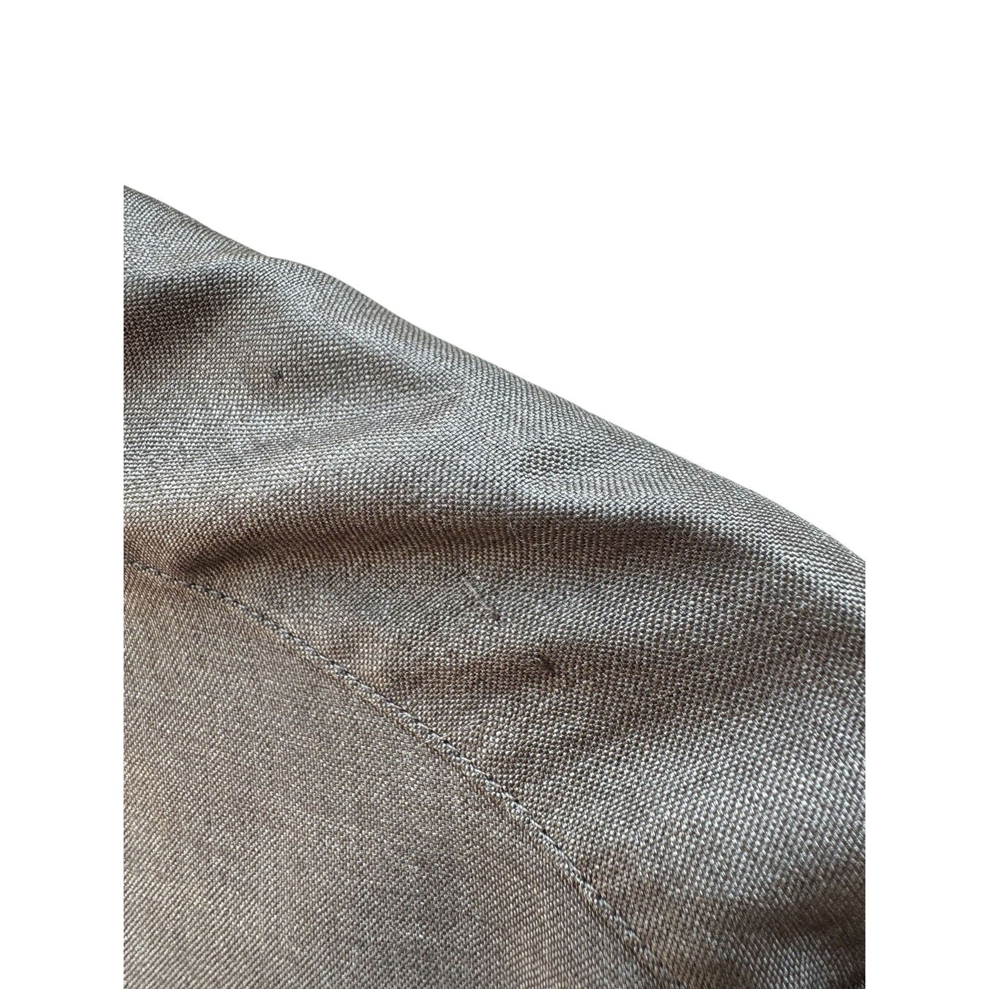 Chanel Grey Pleated Silk Blouse Size XS / US 0-2 / IT 36-38 - 8 Thumbnail