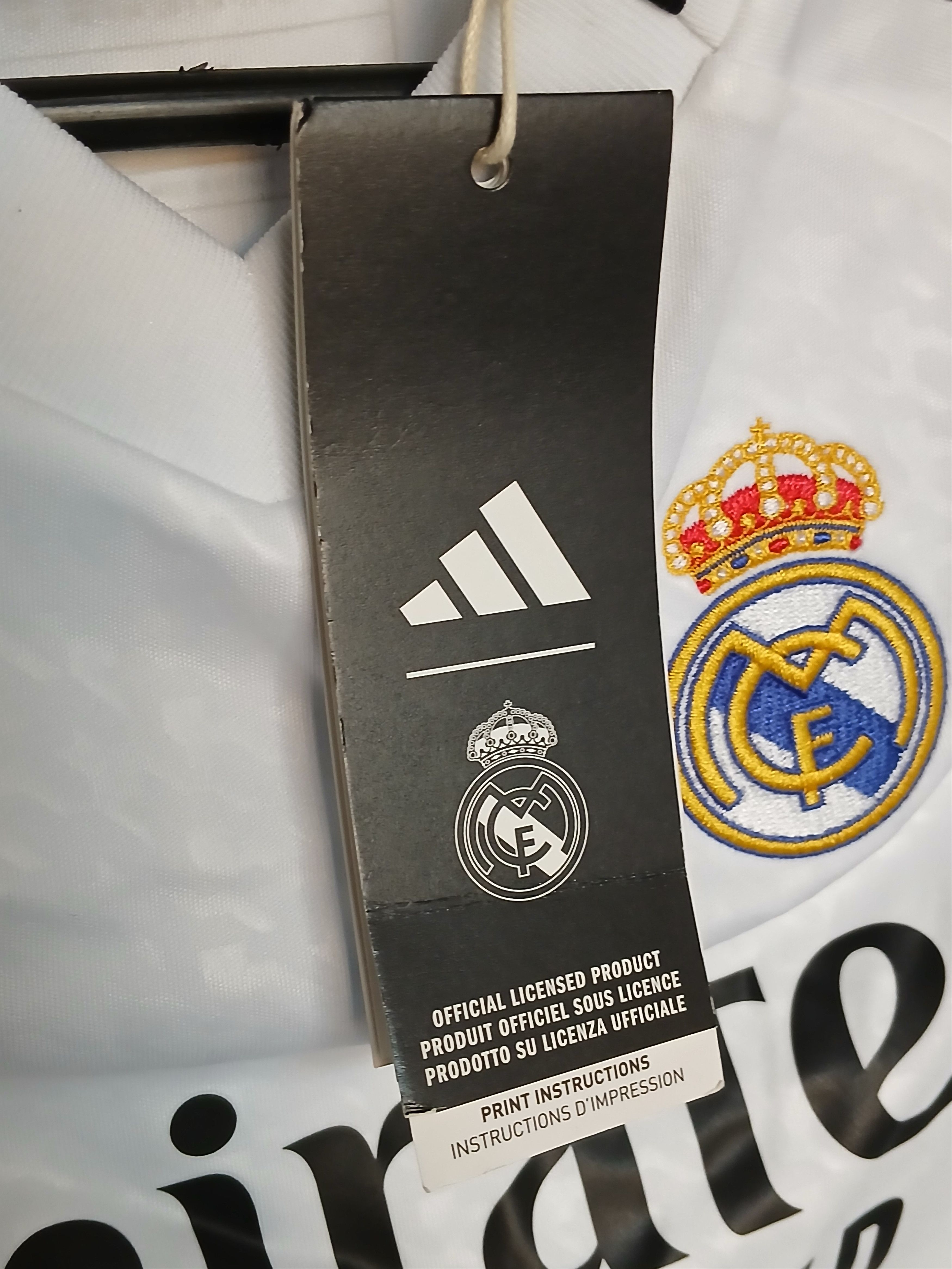 Adidas KIDS New Real Madrid 24/25 Home Football Jersey T-Shirt Size US XS / EU 42 / 0 - 9 Thumbnail