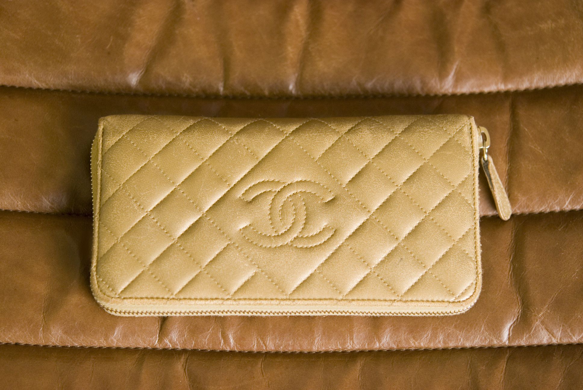 Chanel CHANEL Matelasse Metallic Leather Long Bi-fold Wallet Size ONE SIZE - 3 Thumbnail