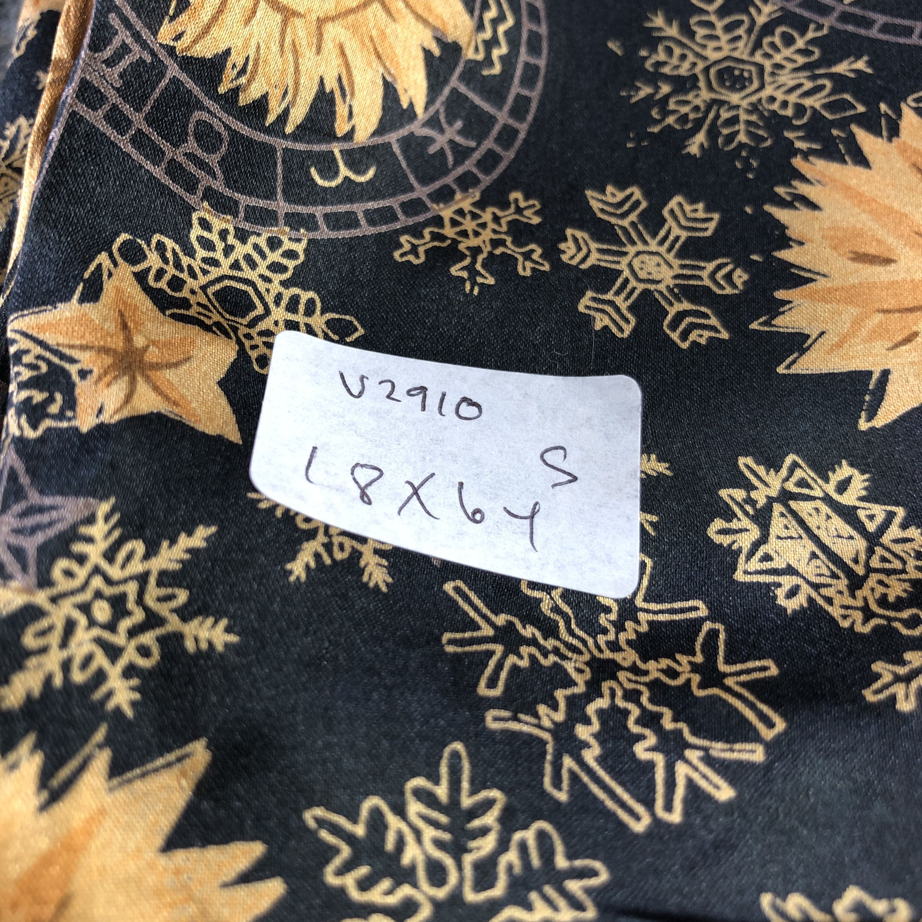 Japanese Brand Vintage Astrology Silk Scarf Muffler Stole V2910 Size ONE SIZE - 7 Thumbnail