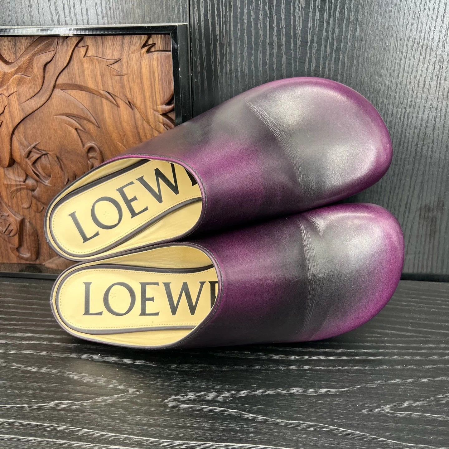 Loewe LOEWE Purple Mules 39 Boxed Like New Size US 8.5 / IT 38.5 - 5 Thumbnail