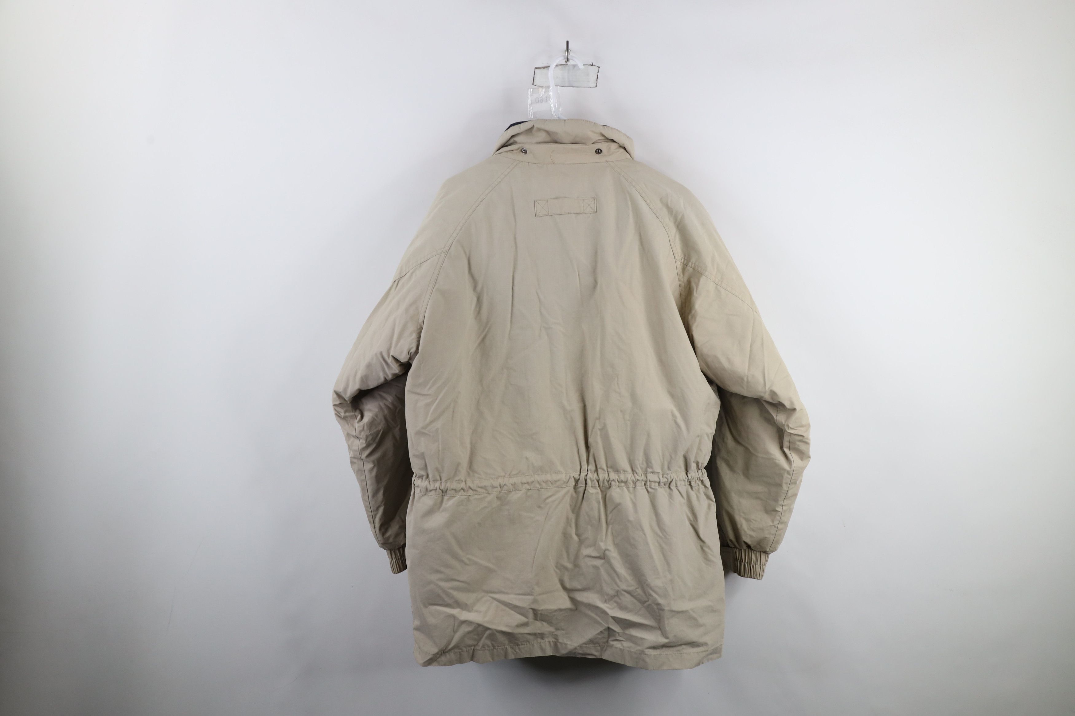 Vintage Vintage 90s Streetwear Full Zip Puffer Jacket Coat Beige Size US M / EU 48-50 / 2 - 17 Thumbnail