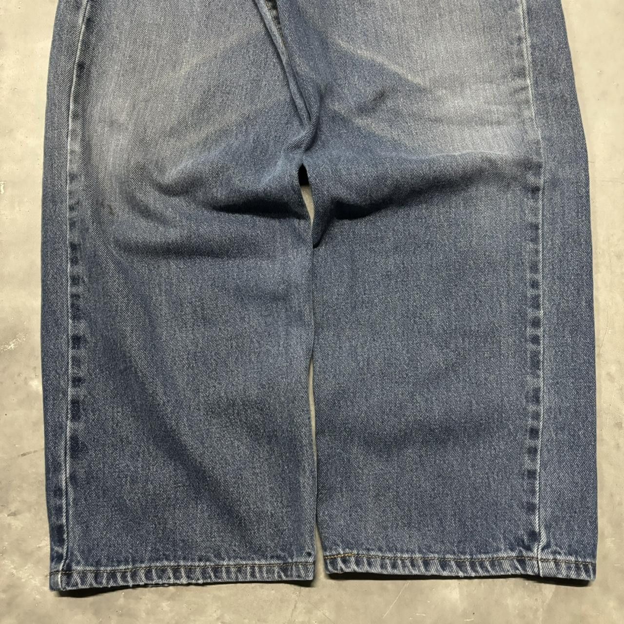 Japanese Brand × Vintage Crazy Vintage Y2K/2000s Grunge Faded Medium Wash Denim Jeans! Size US 36 / EU 52 - 6 Thumbnail