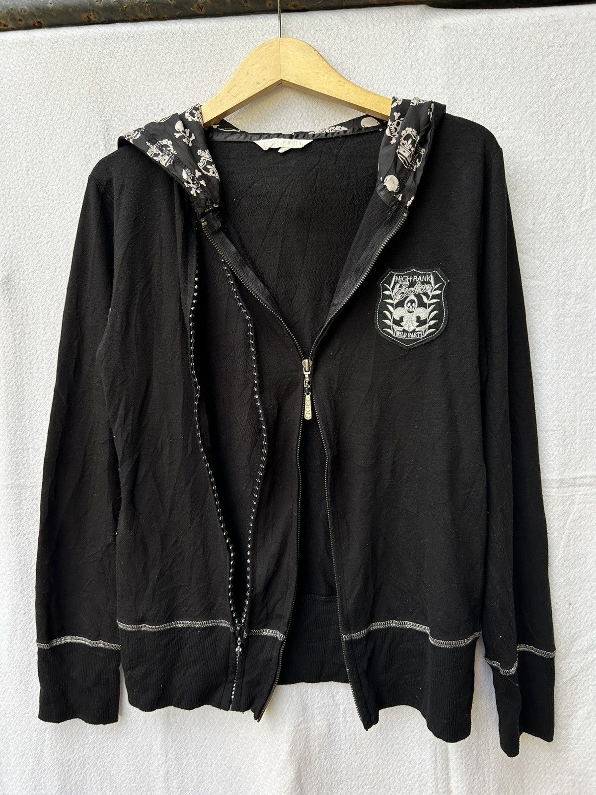 If Six Was Nine × Japanese Brand × Le Grande Bleu (L.G.B.) Wild Party Double Zipper Sweatshirt Skull Hoodie Size US M / EU 48-50 / 2 - 1 Thumbnail