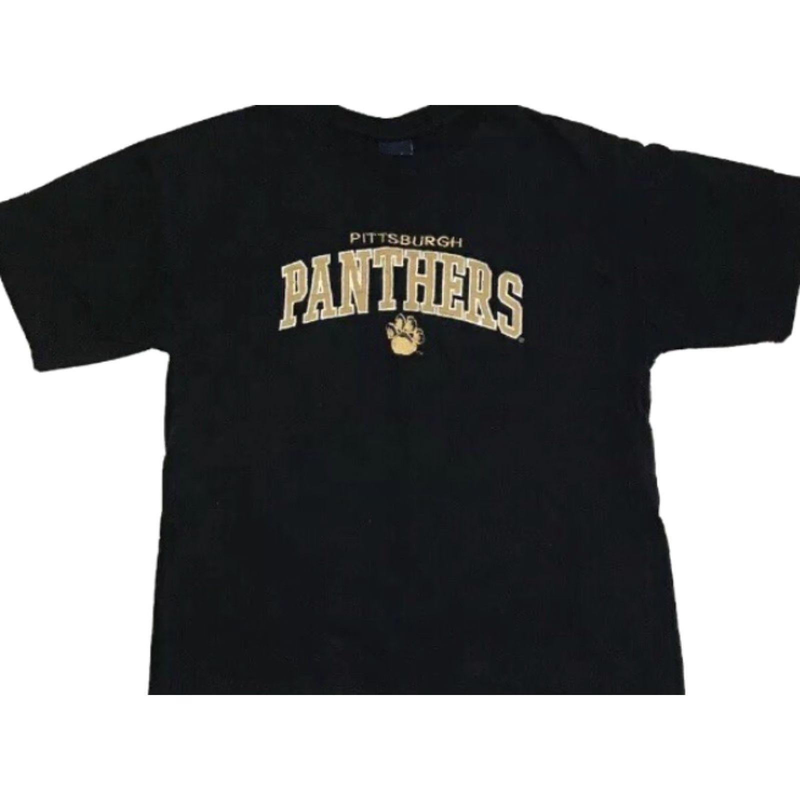 X-LARGE VINTAGE Oldvarsity Pittsburgh Panthers Embroidered T-Shirt XL Navy College Football 90s Mens Size US XL / EU 56 / 4 - 4 Thumbnail