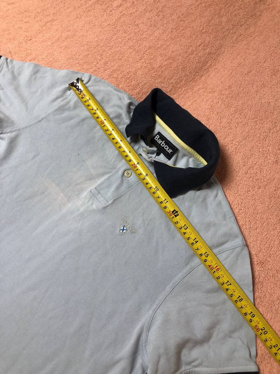 Barbour × Vintage Vintage Barbour Luxury Designer Polo Rugby Shirt Size US M / EU 48-50 / 2 - 8 Thumbnail