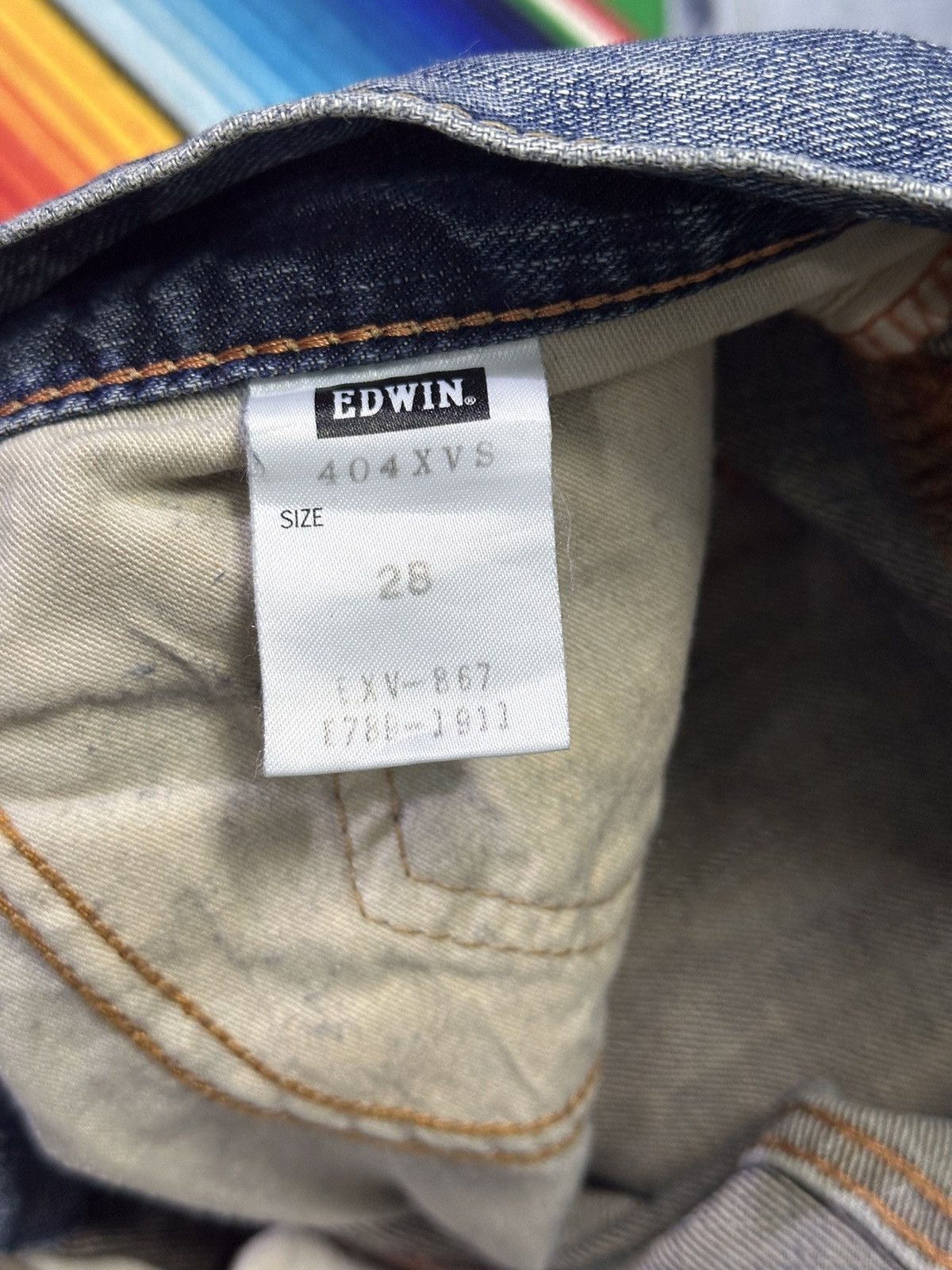 If Six Was Nine 💥Edwin Zipper💥 Japan Brand Edwin Xvs Zipper Pocket💥 Size US 30 / EU 46 - 6 Thumbnail