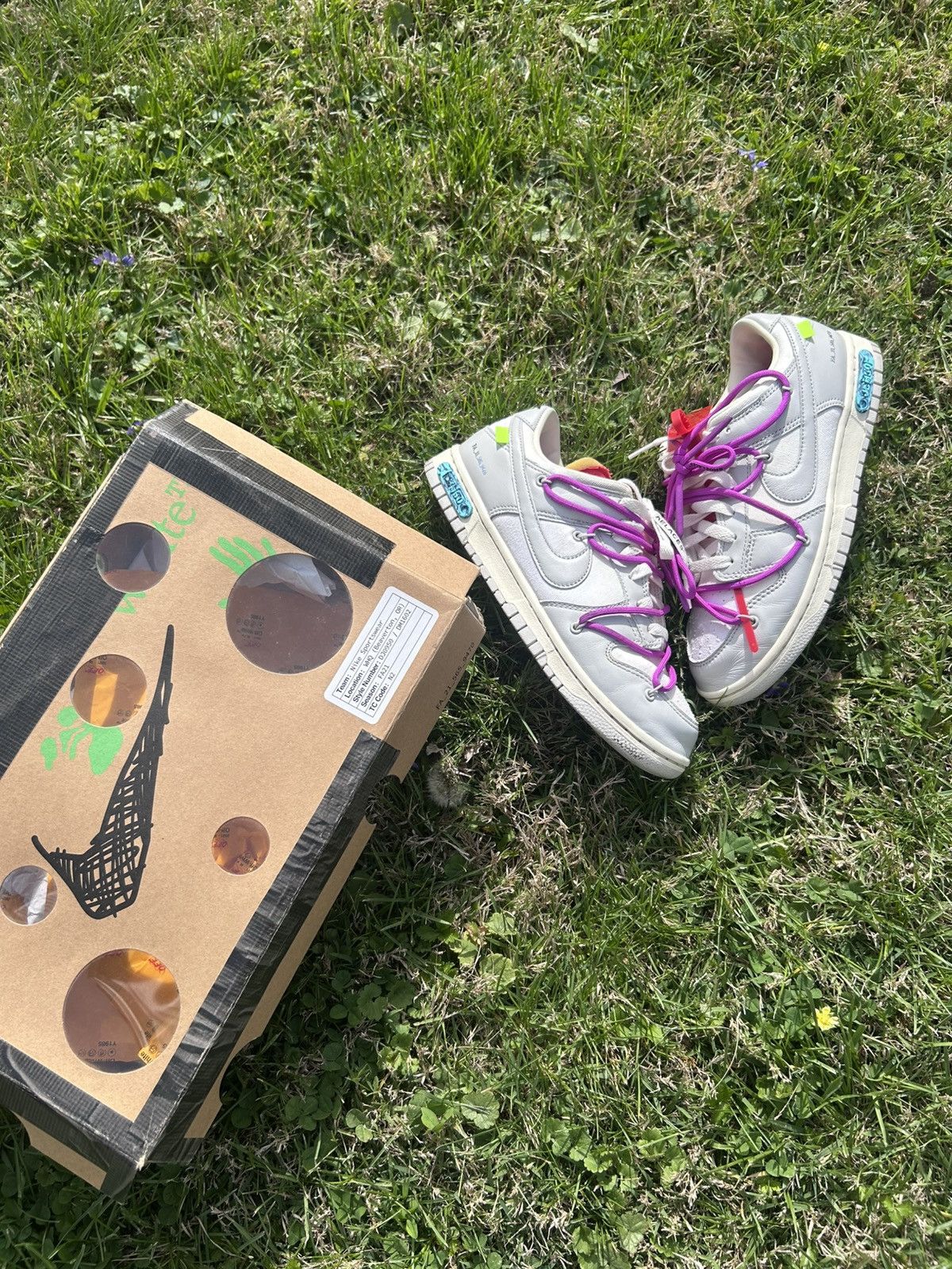 Nike × Off-White OFF WHITE DUNKS Size US 8.5 / EU 41-42 - 1 Thumbnail