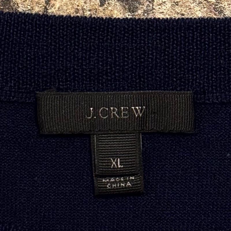 J.Crew J Crew Merino Wool Sweater Navy Blue Sailboat XL Coastal Size XL / US 12-14 / IT 48-50 - 4 Thumbnail