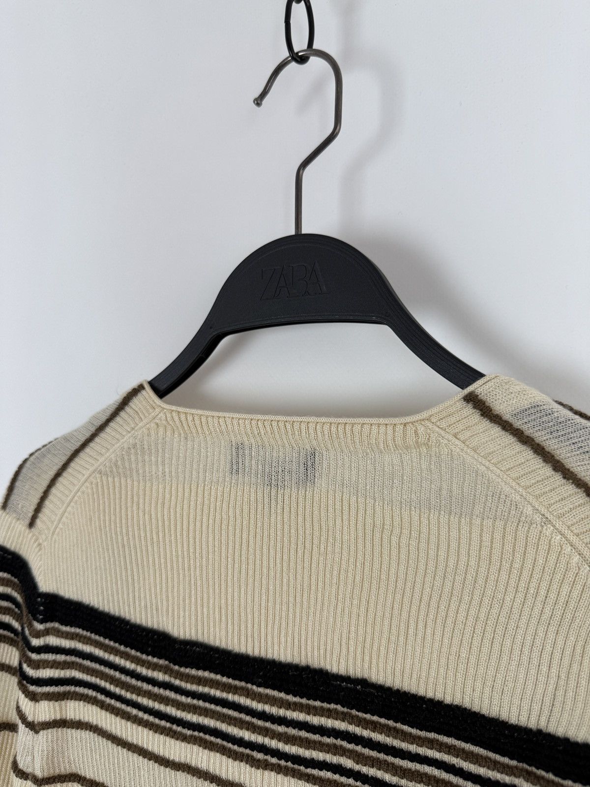 Theory $345 Theory Otto Stripped Wool Blend Cardigan S Size S / US 4 / IT 40 - 8 Thumbnail
