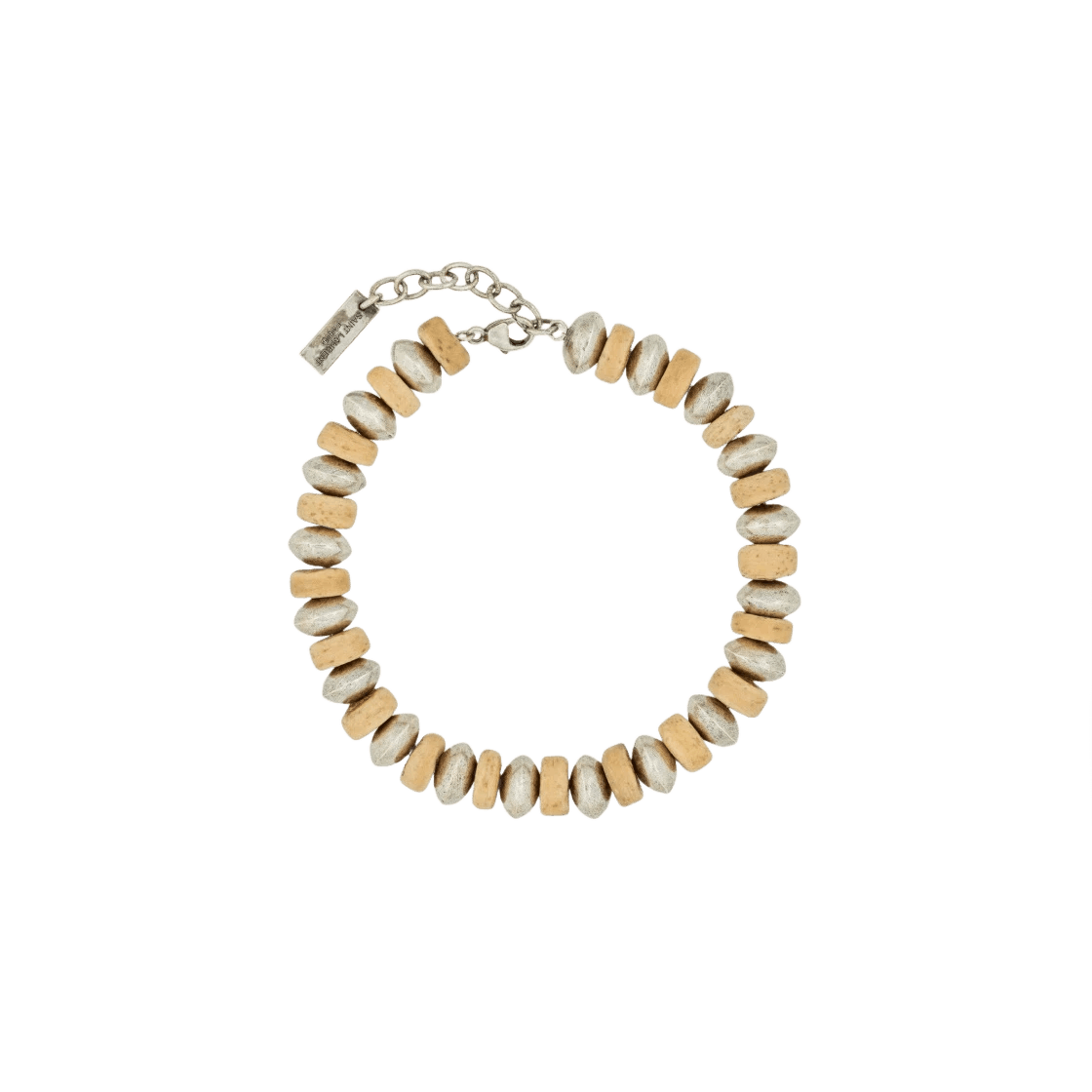 Saint Laurent Paris o1bcso1str0226 Size:M/Multi Beads Bracelet in Brown Size ONE SIZE - 1 Preview